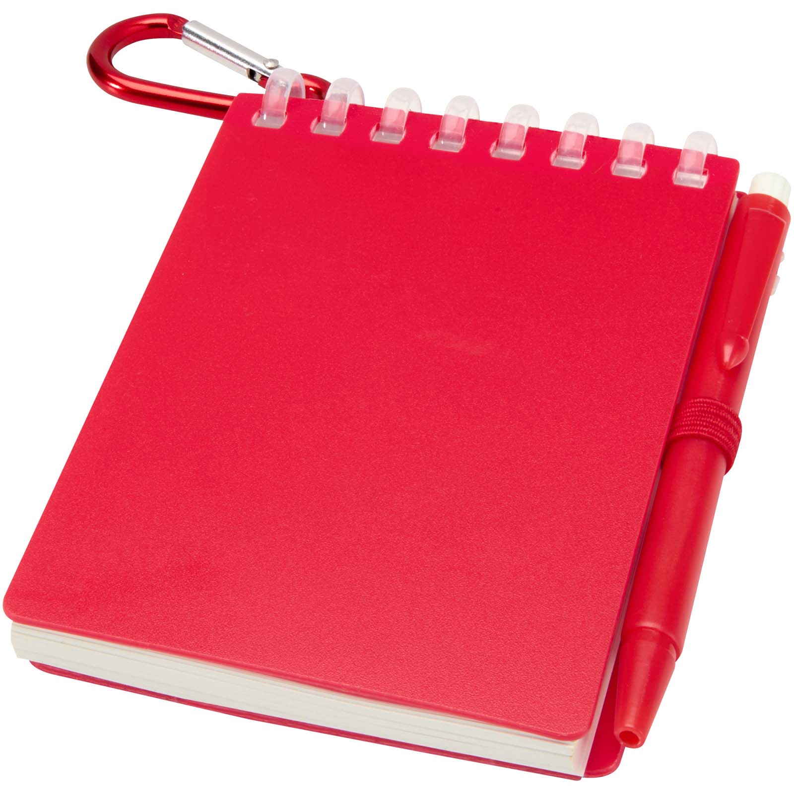 Ensemble carnet souple d’extérieur recyclé et stylo bille (encre noire) Lig Mini