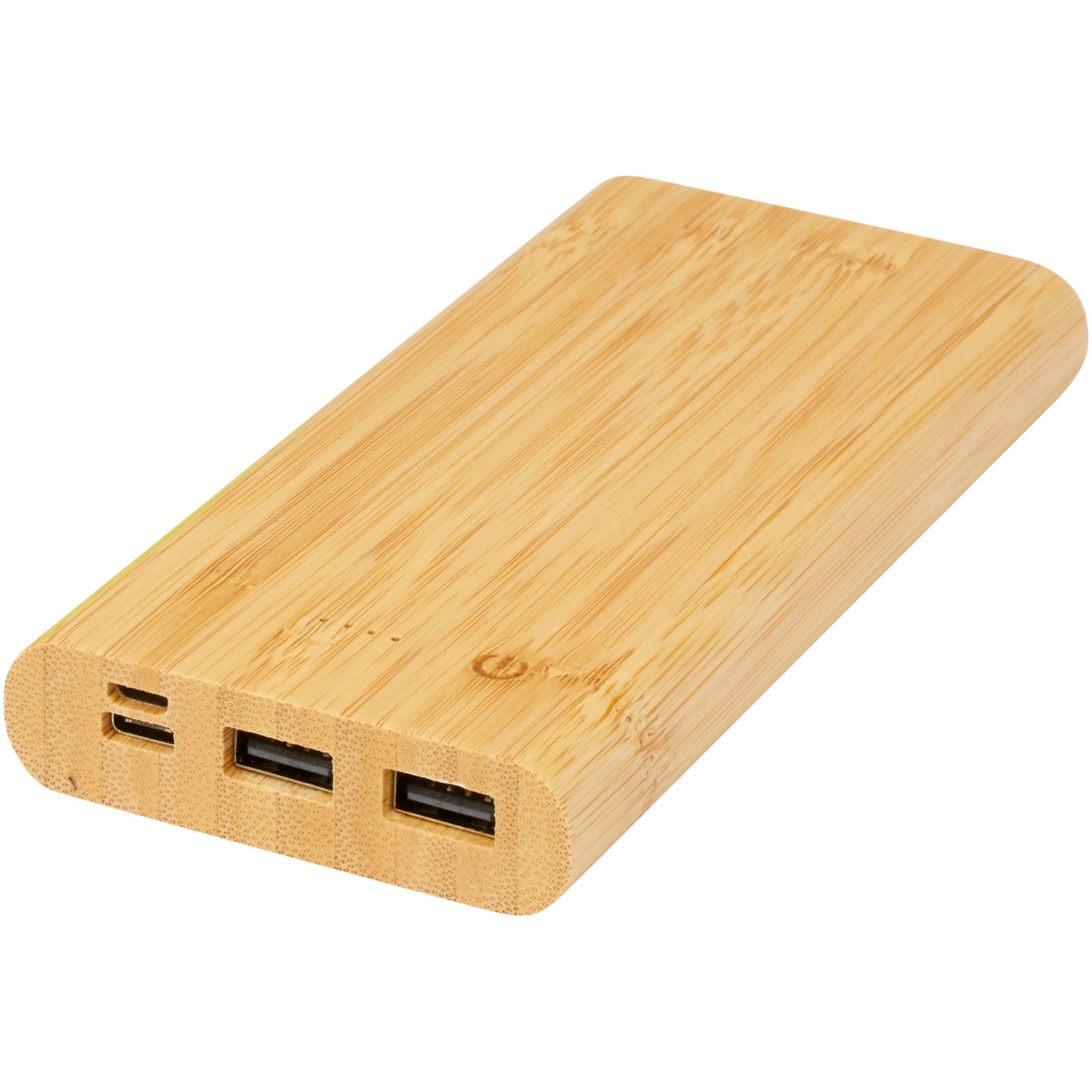 Batterie de secours Tulda de 10,000 mAh en bambou