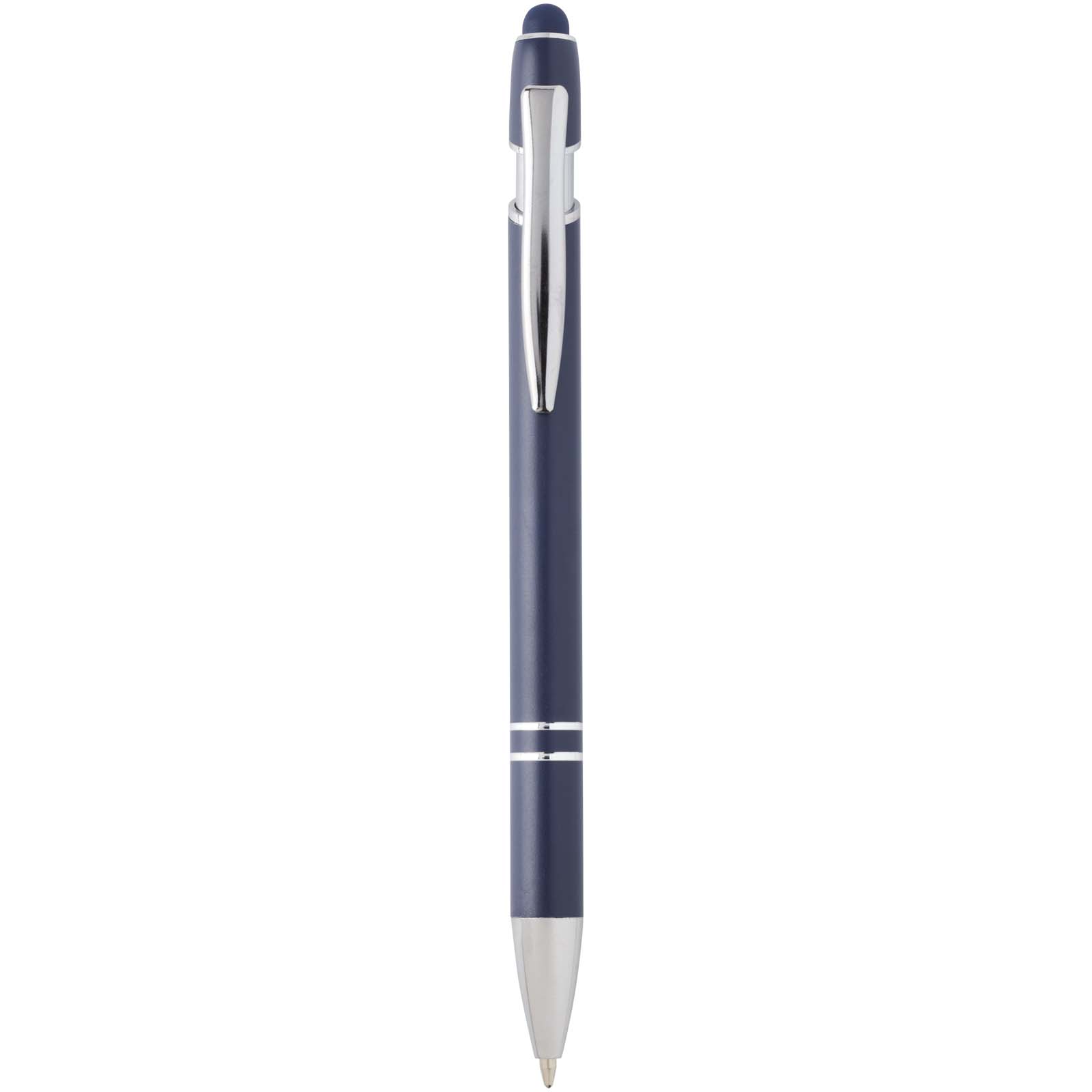 Stylo bille Kish avec finition argentée (encre bleue)
