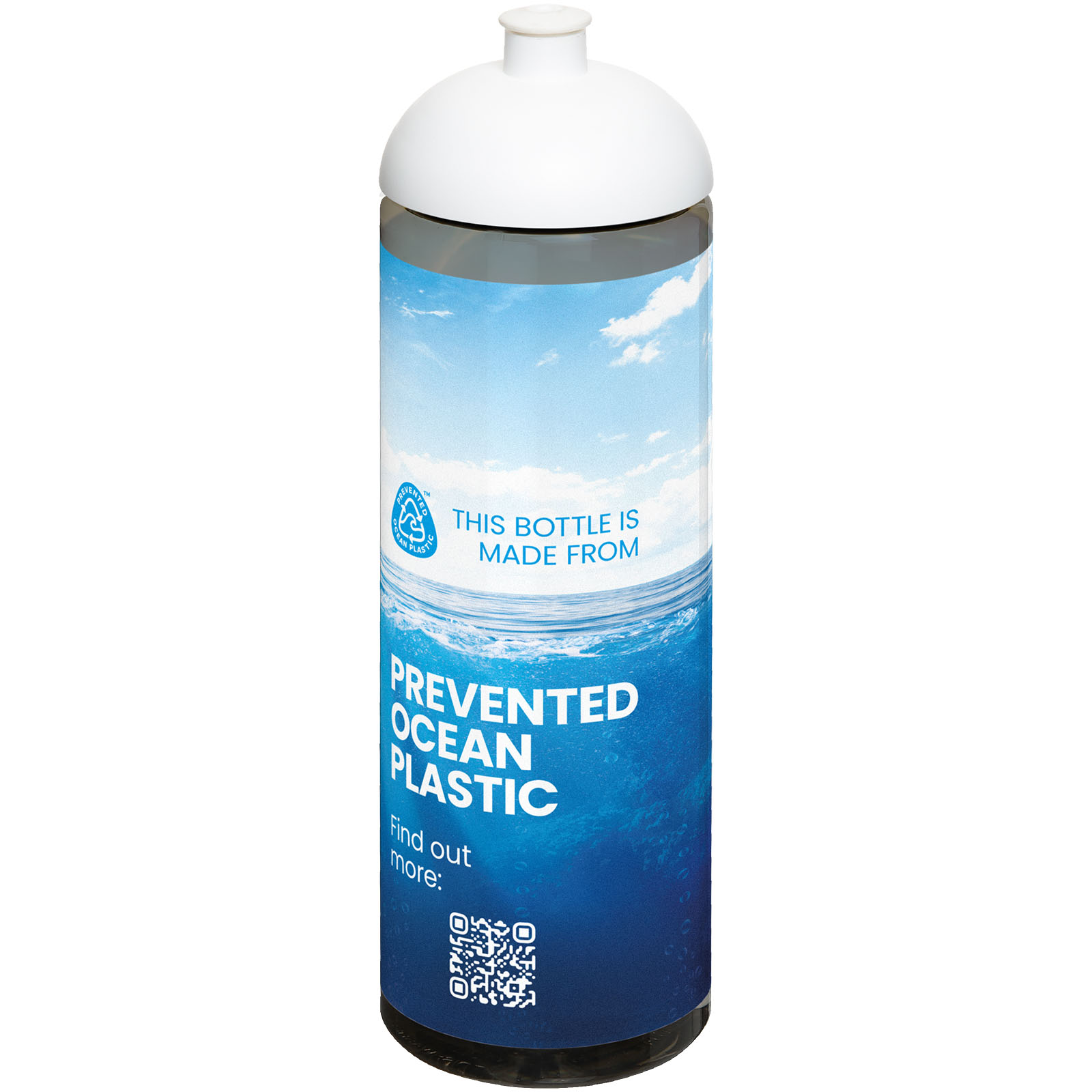 Bouteille de sport H2O Active® Eco Vibe de 850 ml avec couvercle dôme