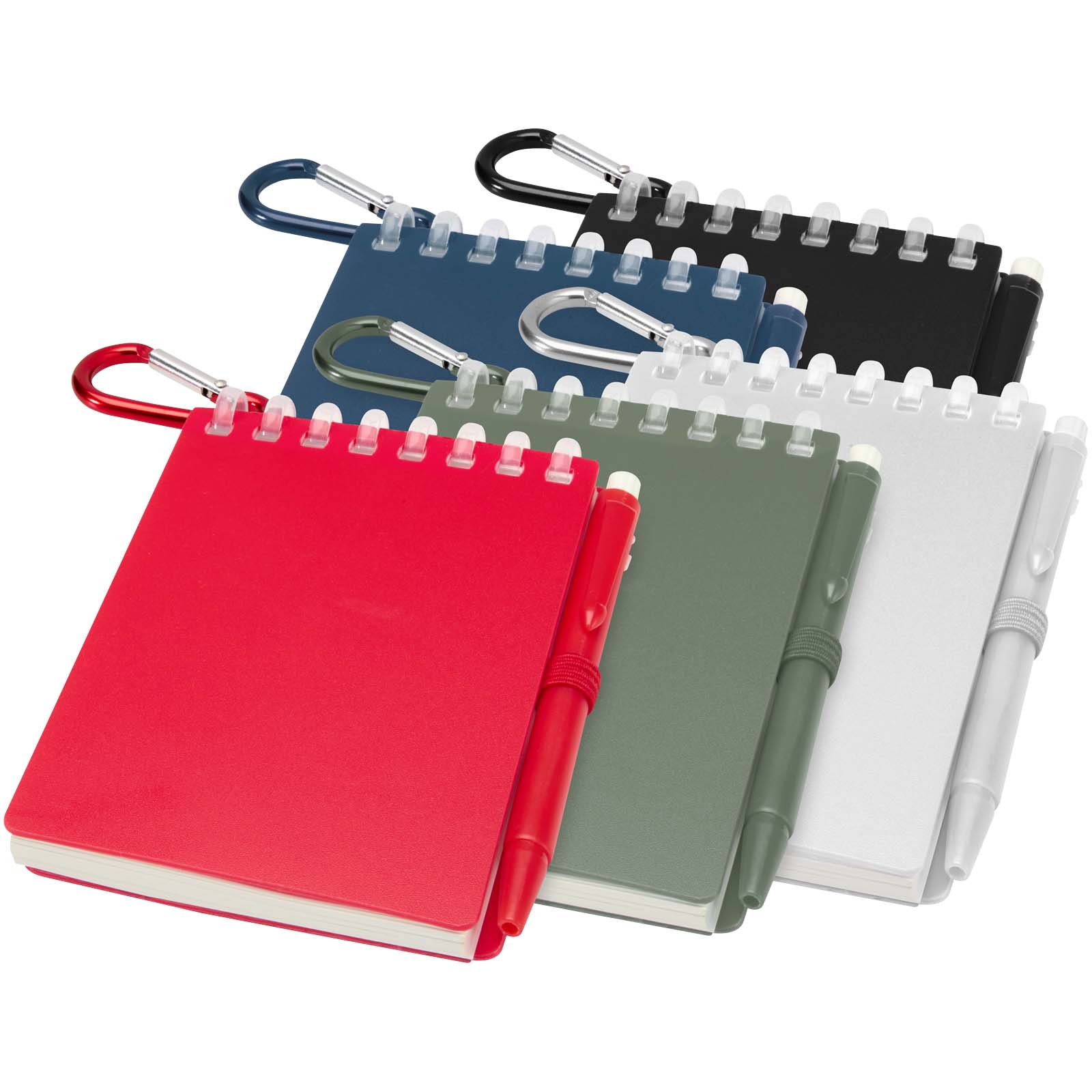 Ensemble carnet souple d’extérieur recyclé et stylo bille (encre noire) Lig Mini