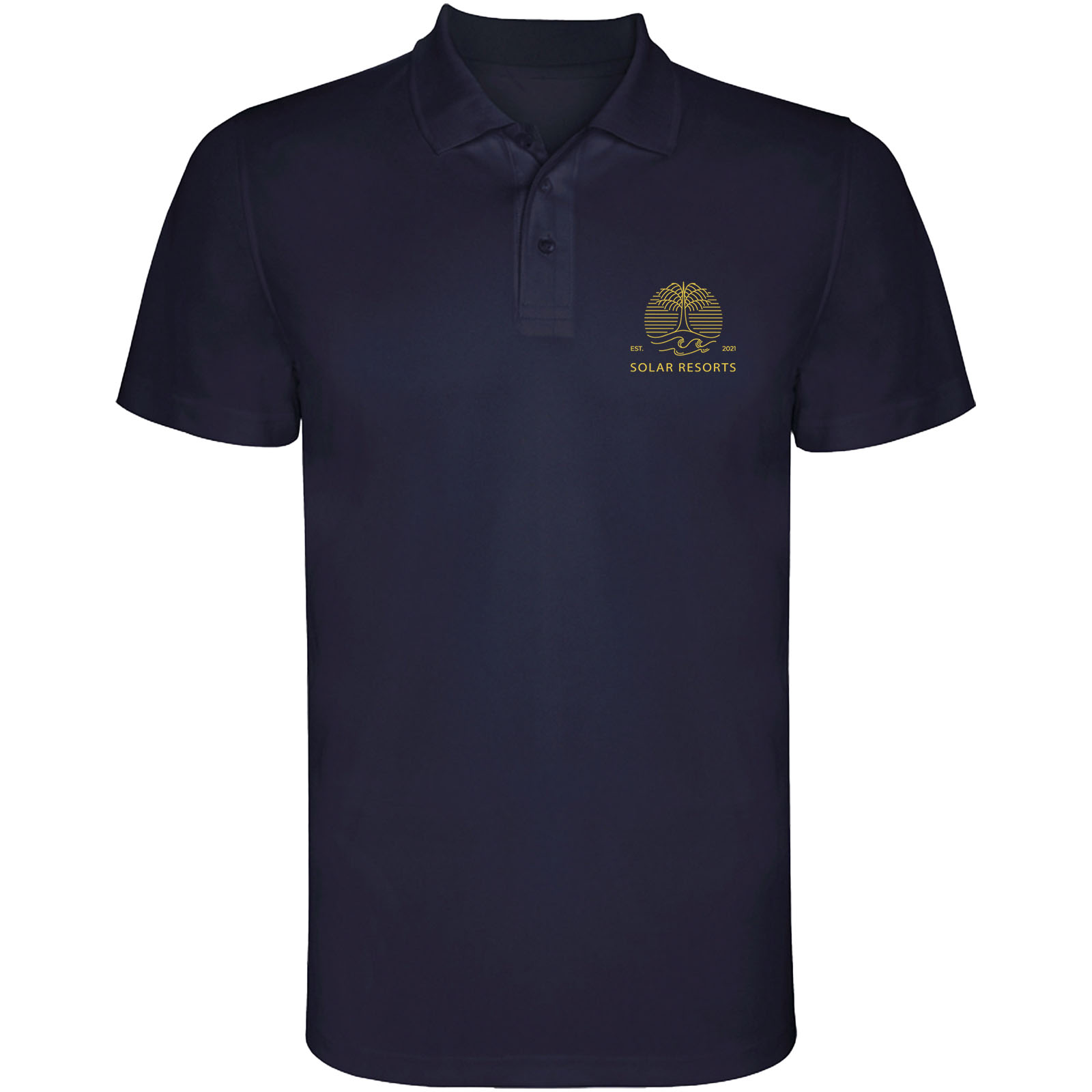Roly Polo de sport de 150 g/m² Monzha à manches courtes pour homme