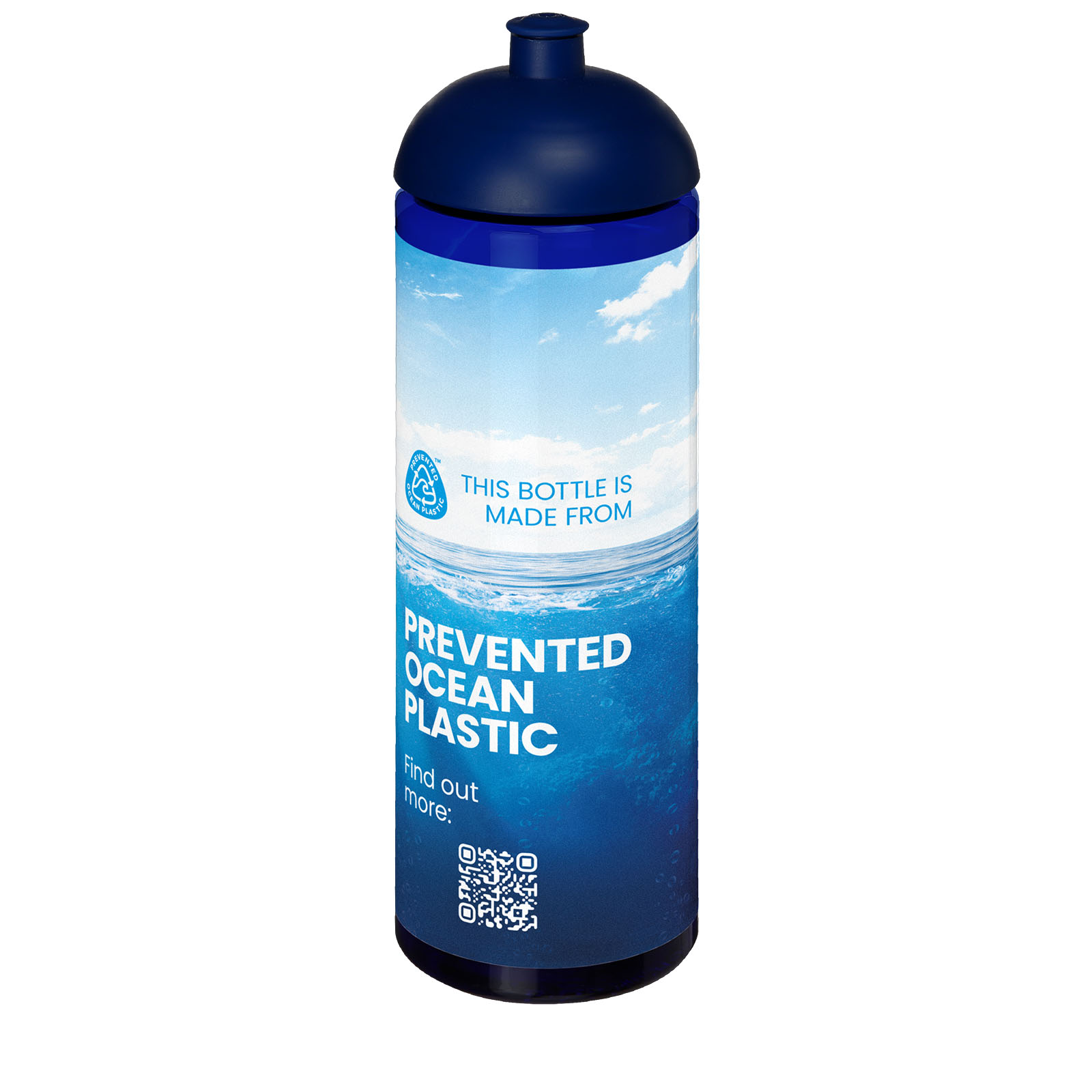 Bouteille de sport H2O Active® Eco Vibe de 850 ml avec couvercle dôme