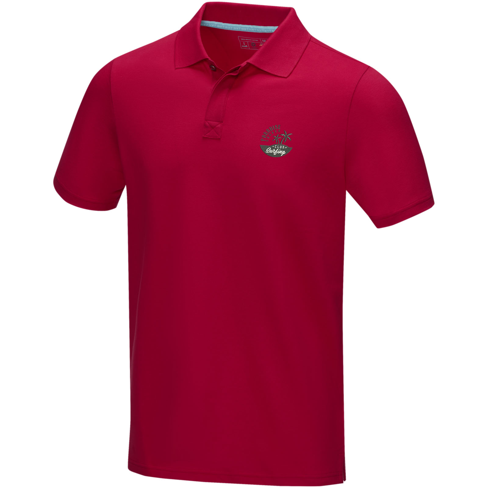 Elevate Polo Graphite bio manches courtes homme