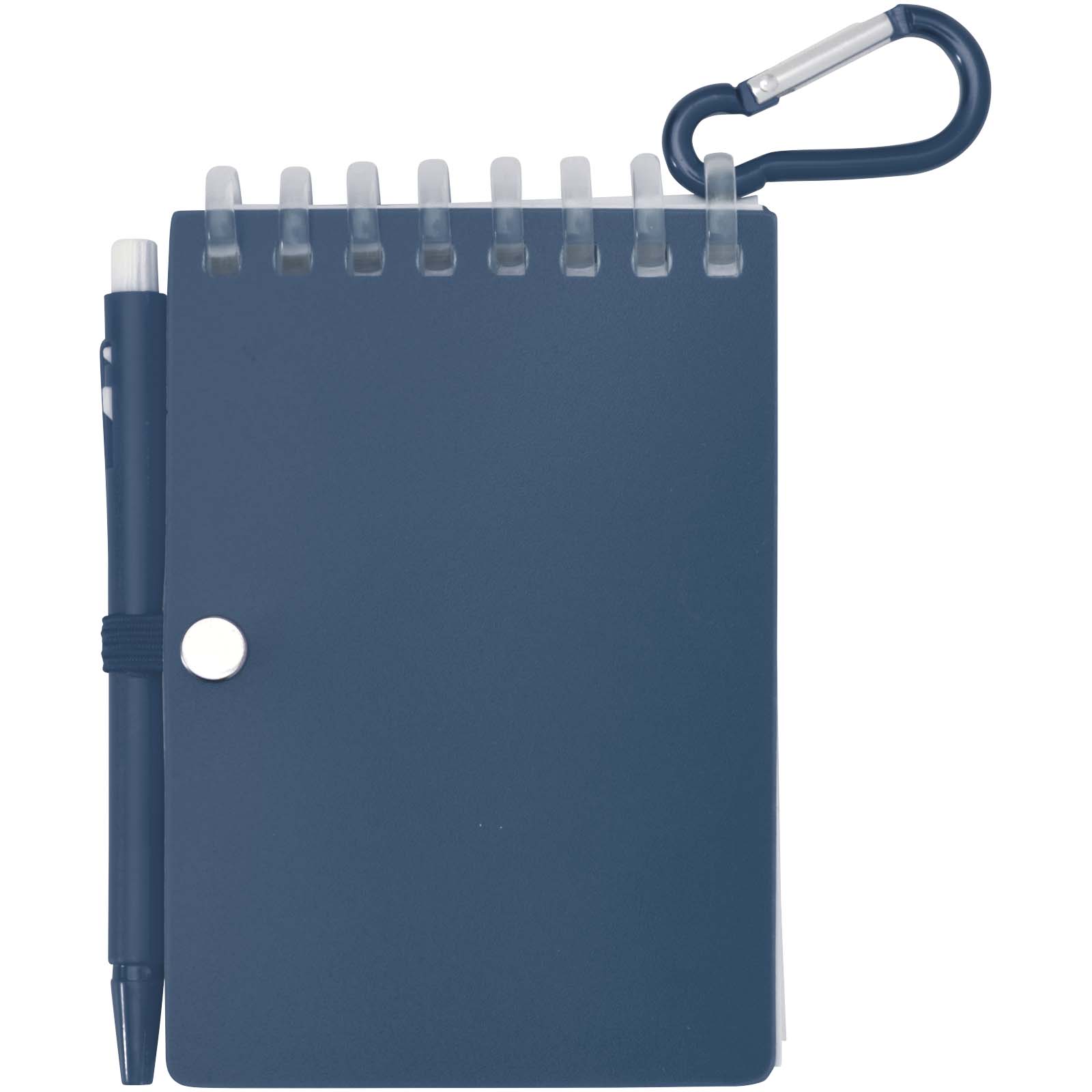Ensemble carnet souple d’extérieur recyclé et stylo bille (encre noire) Lig Mini