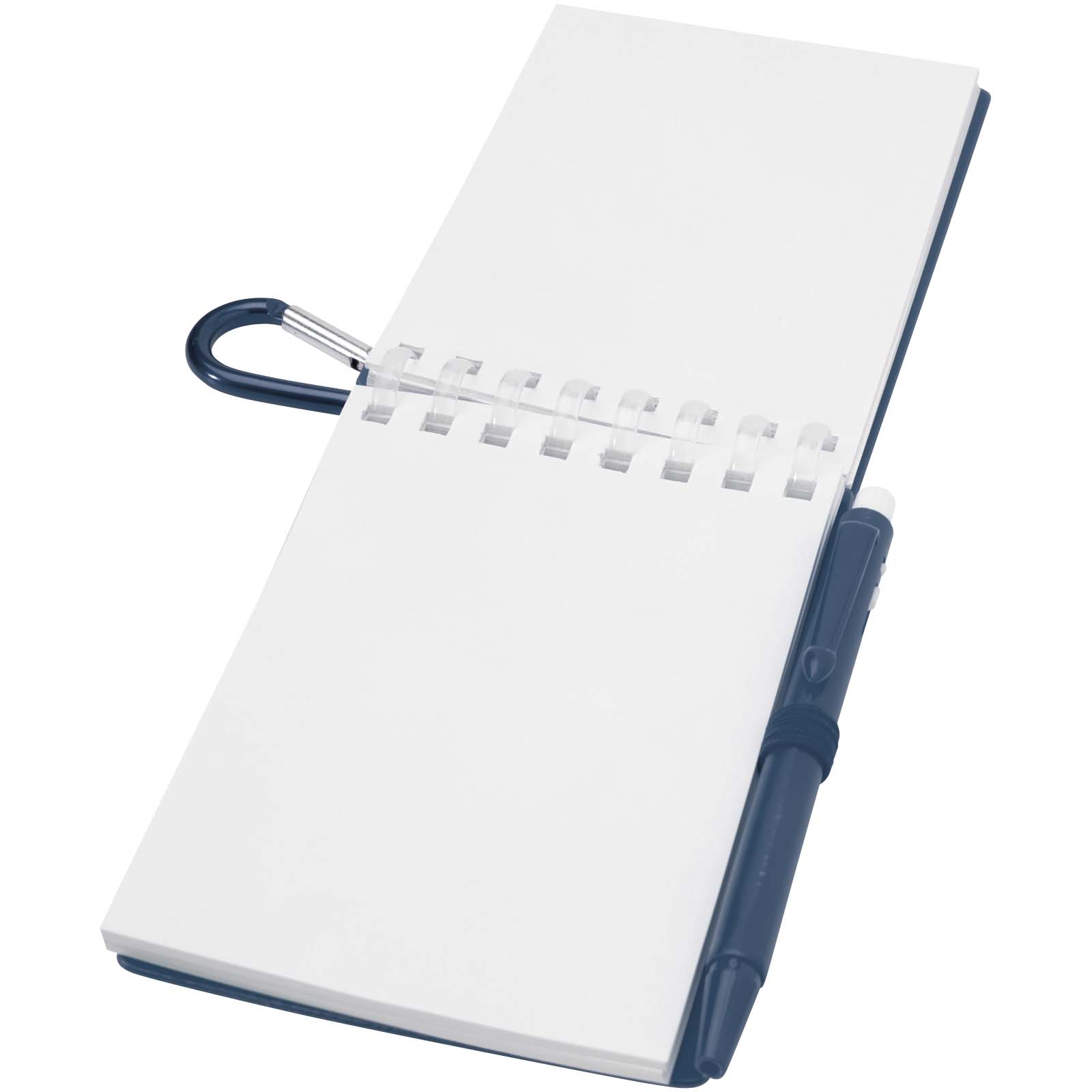 Ensemble carnet souple d’extérieur recyclé et stylo bille (encre noire) Lig Mini