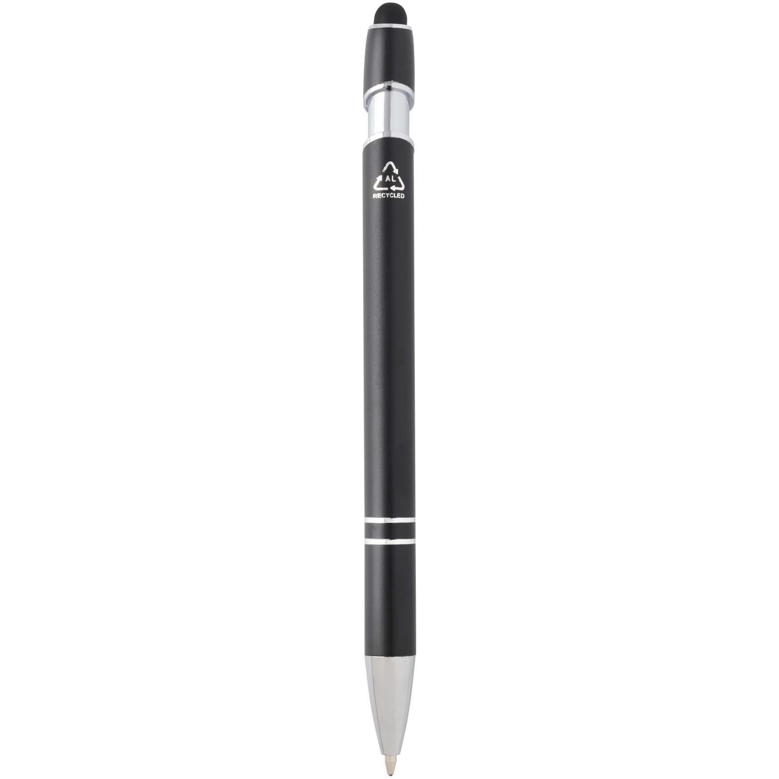 Stylo bille Kish avec finition argentée (encre bleue)