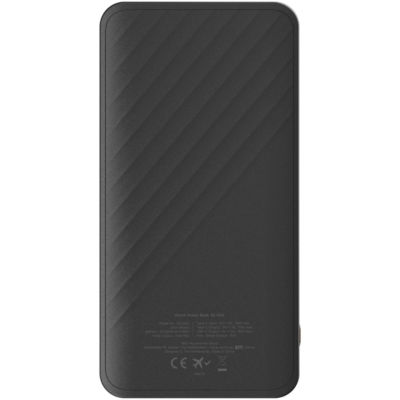Batterie de secours à charge rapide Xtorm XG220 Go2 de 15 W et 20 000 mAh