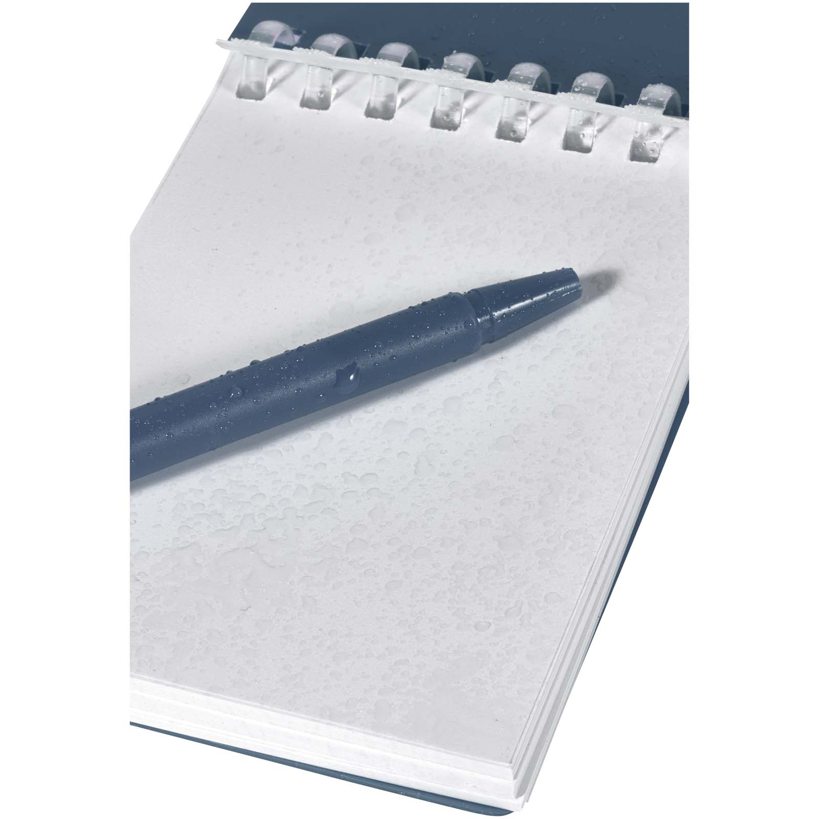 Ensemble carnet souple d’extérieur recyclé et stylo bille (encre noire) Lig Mini