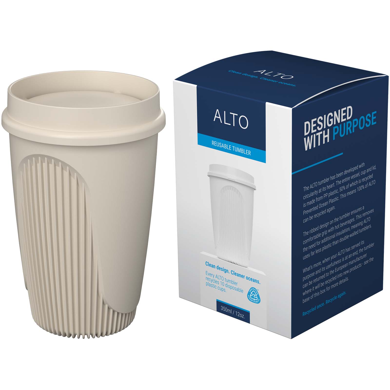 Gobelet Alto POP de 350 ml avec couvercle 360°
