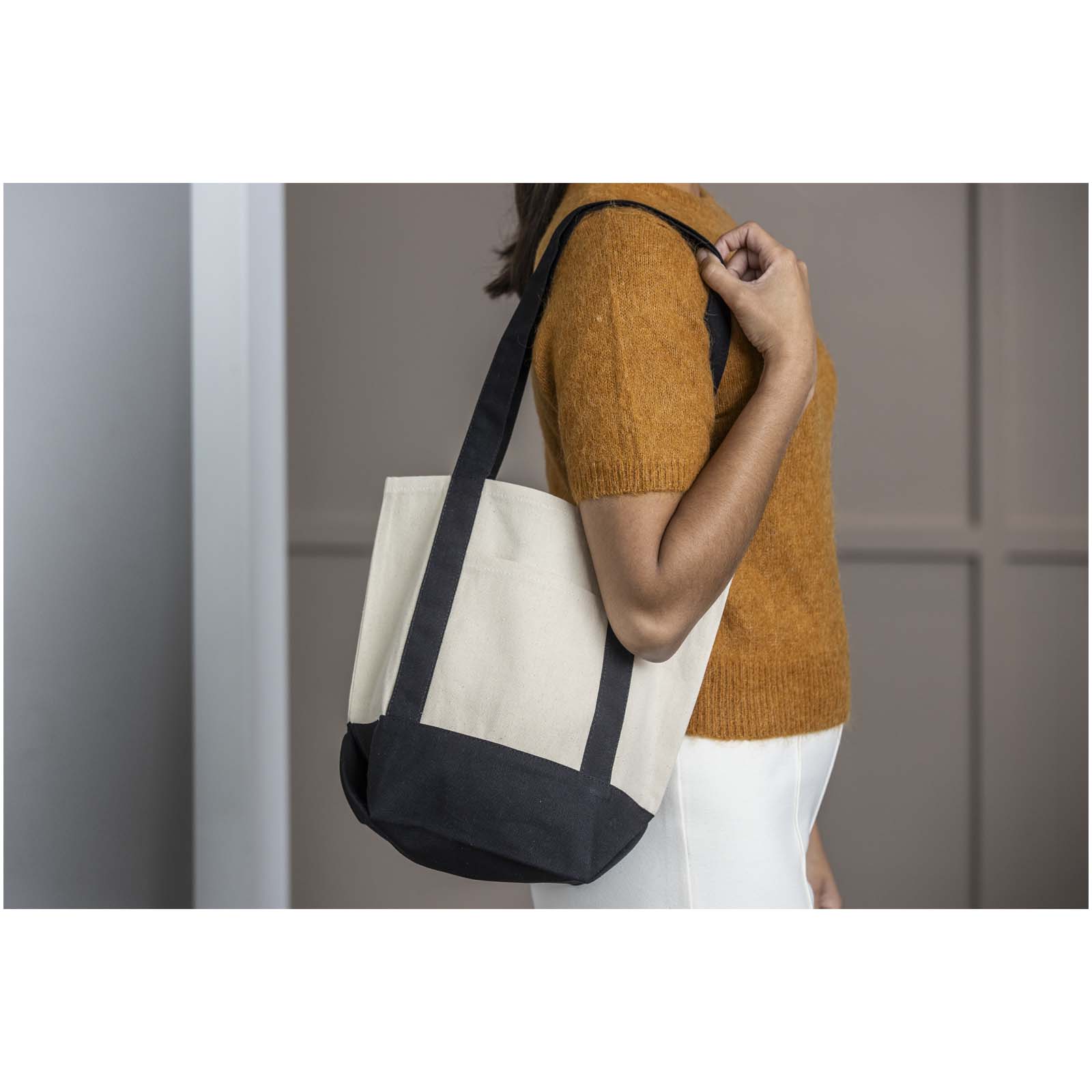 Mini sac shopping Sam en coton recyclé GRS 320 g/m2