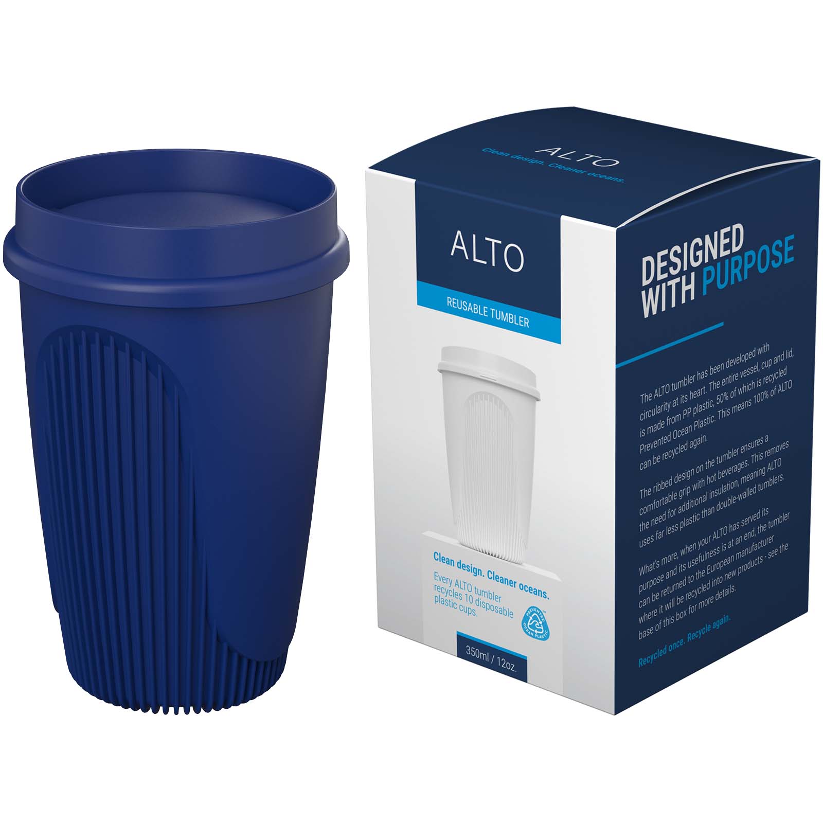 Gobelet Alto POP de 350 ml avec couvercle 360°