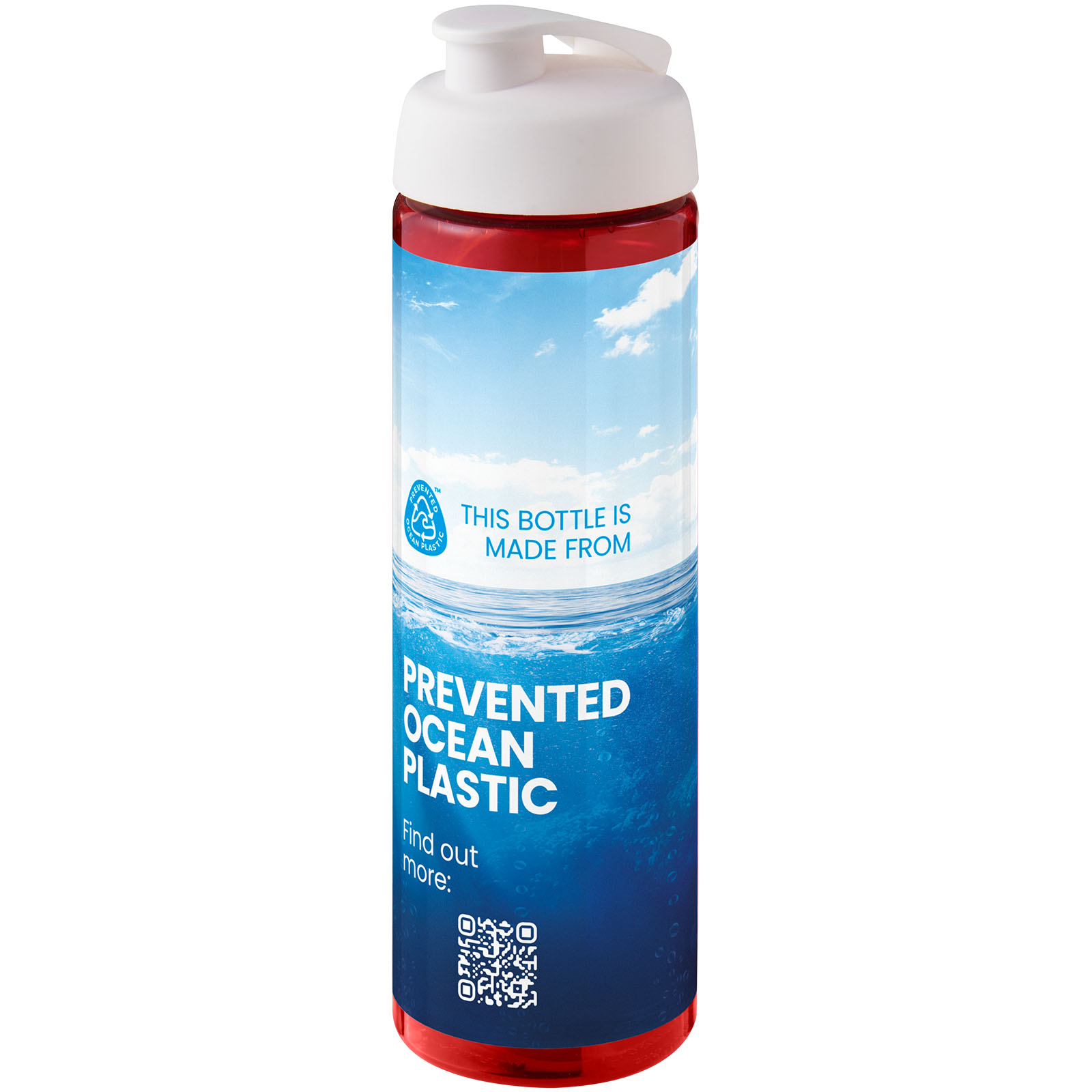 Bouteille de sport H2O Active® Eco POP Vibe de 850 ml avec couvercle à bascule