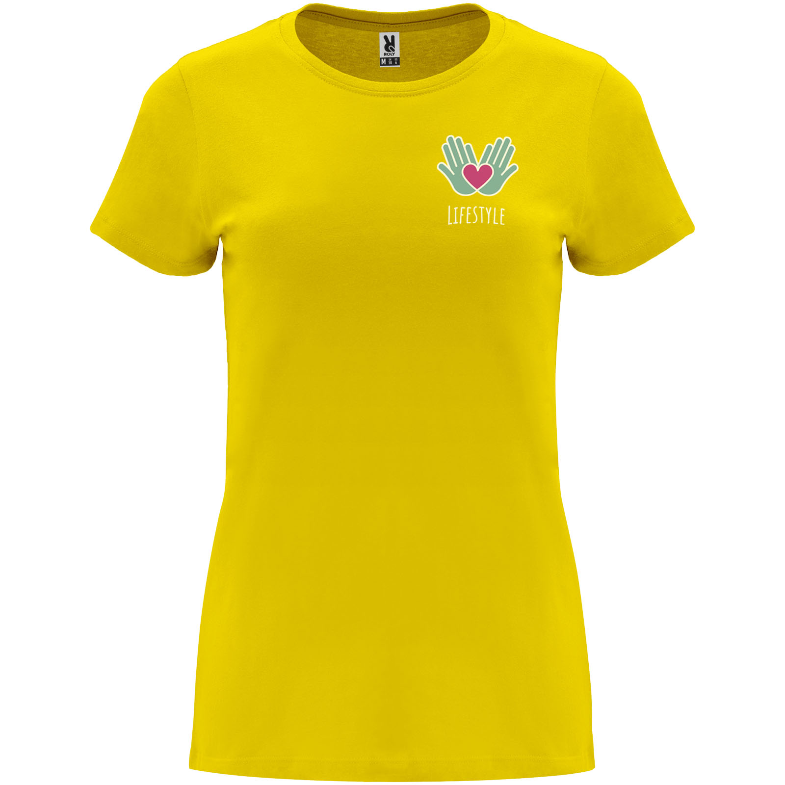 Roly T-shirt de 170 g/m² Capri à manches courtes pour femme