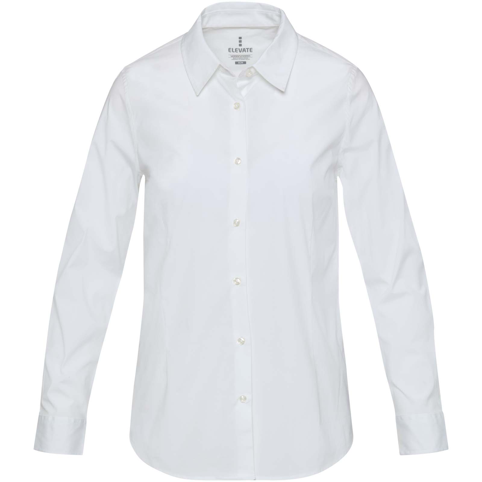 Elevate Chemise en popeline femme de 133 g/m² Carnelian