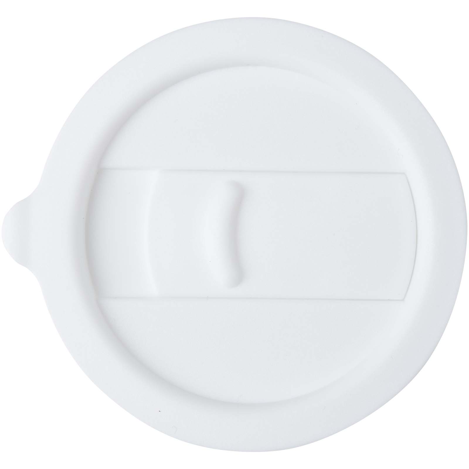 Gobelet en céramique Java de 330 ml avec revêtement en silicone et couvercle en plastique