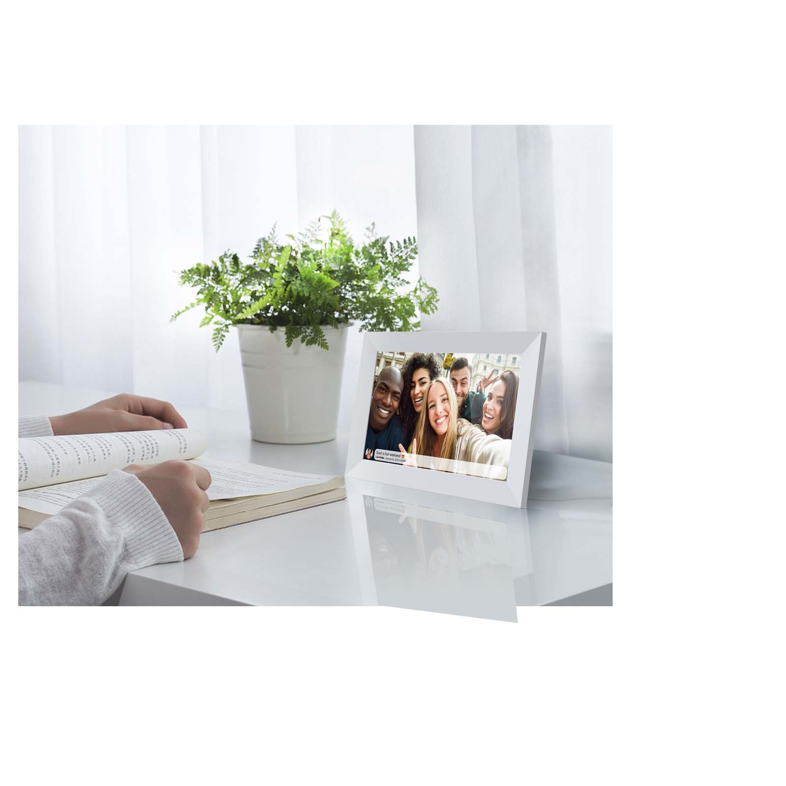 Cadre photo numérique 10" Prixton Prado Frameo avec Wi-Fi