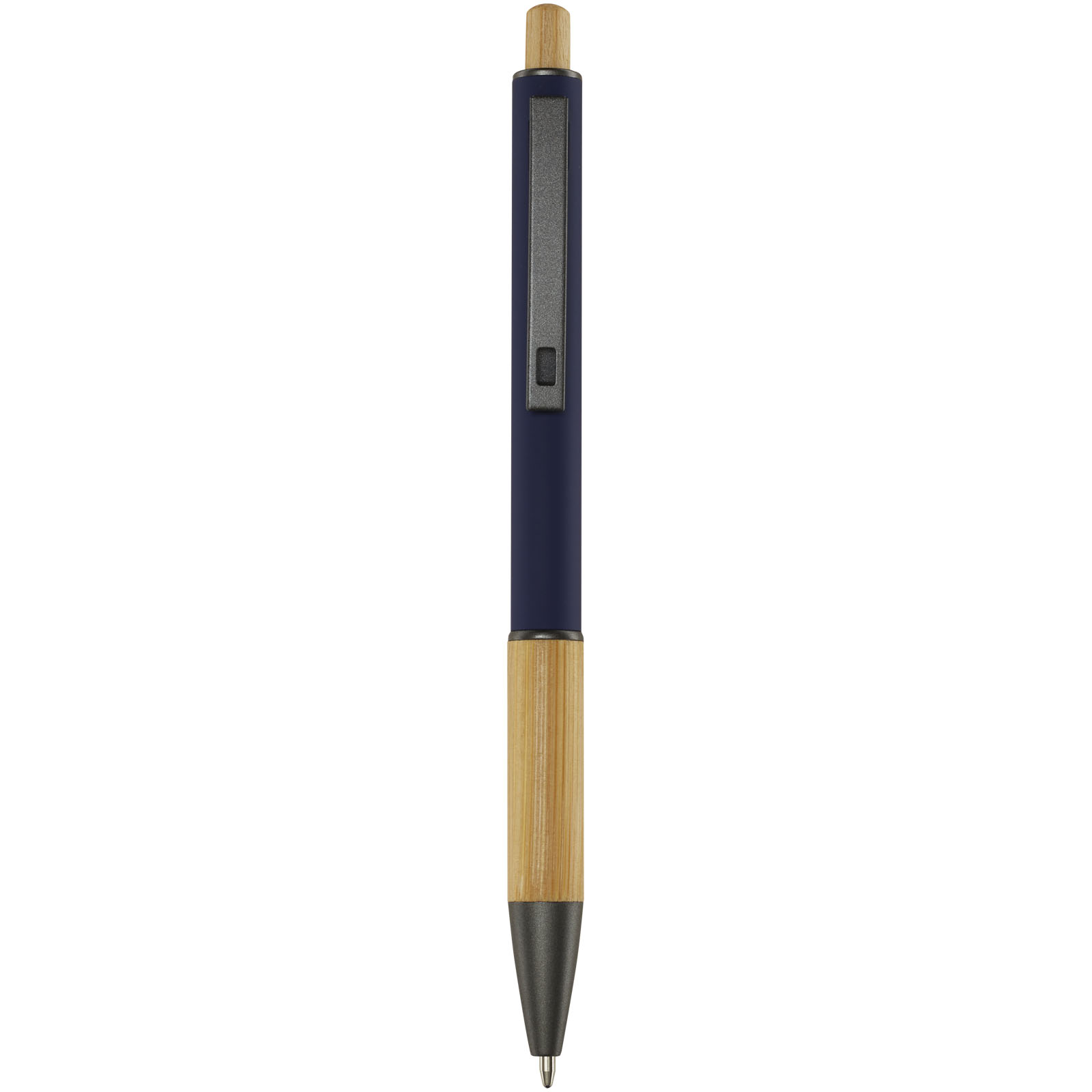 Stylo bille en aluminium recyclé Darius (encre noire)