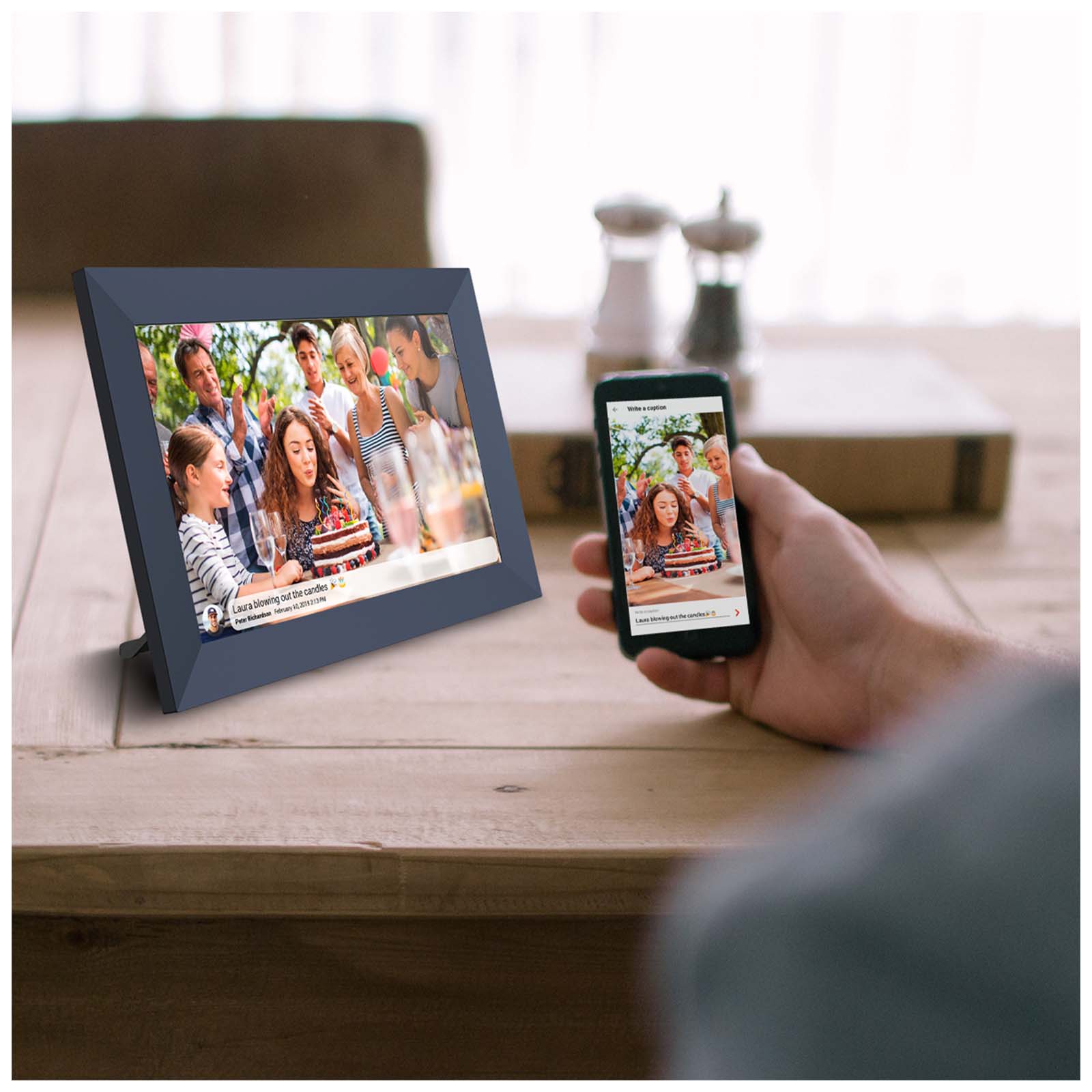 Cadre photo numérique 10" Prixton Prado Frameo avec Wi-Fi