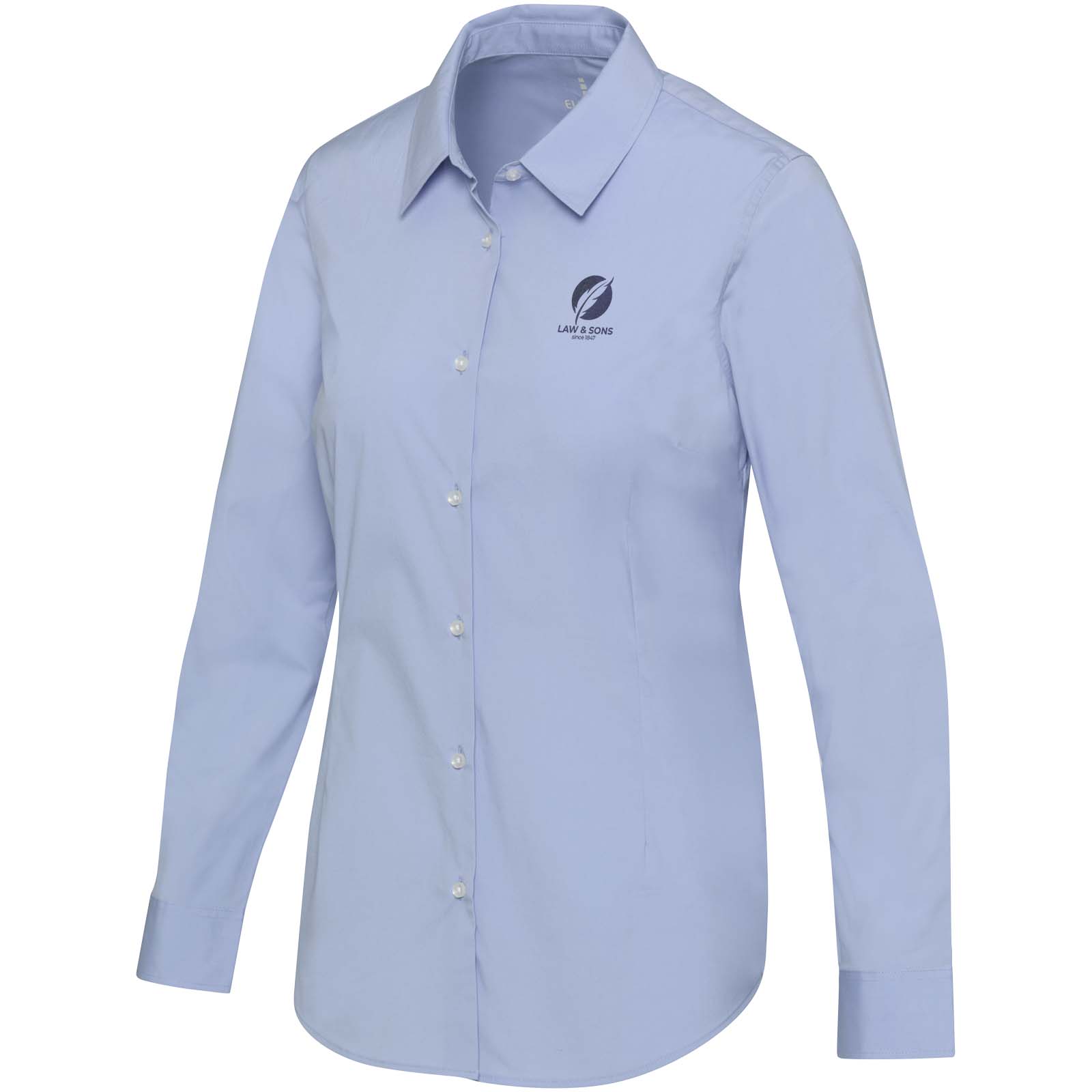 Elevate Chemise en popeline femme de 133 g/m² Carnelian