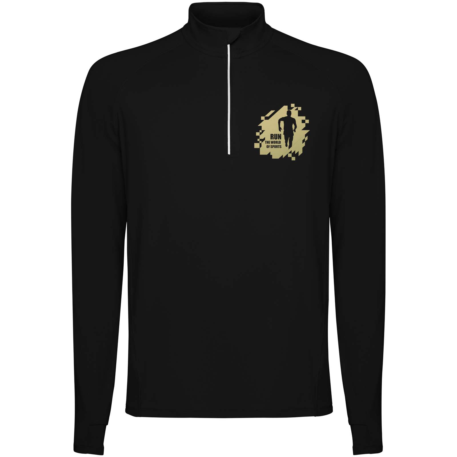Roly Sweatshirt de 200 g/m² Estambul à manches longues et col demi-zip pour homme