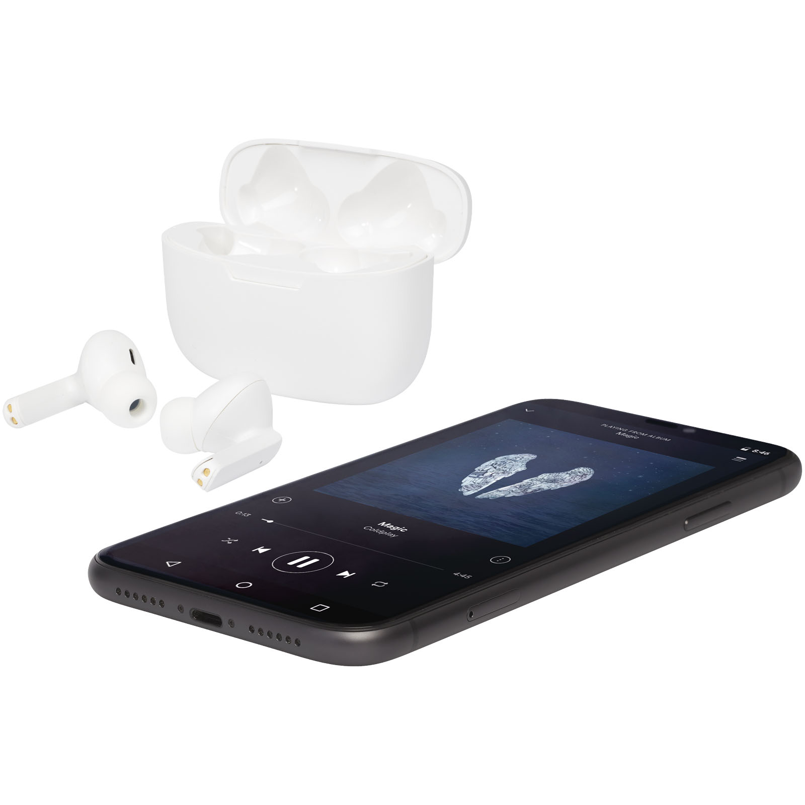 Écouteurs Essos 2.0 à appariement automatique True Wireless avec boîtier