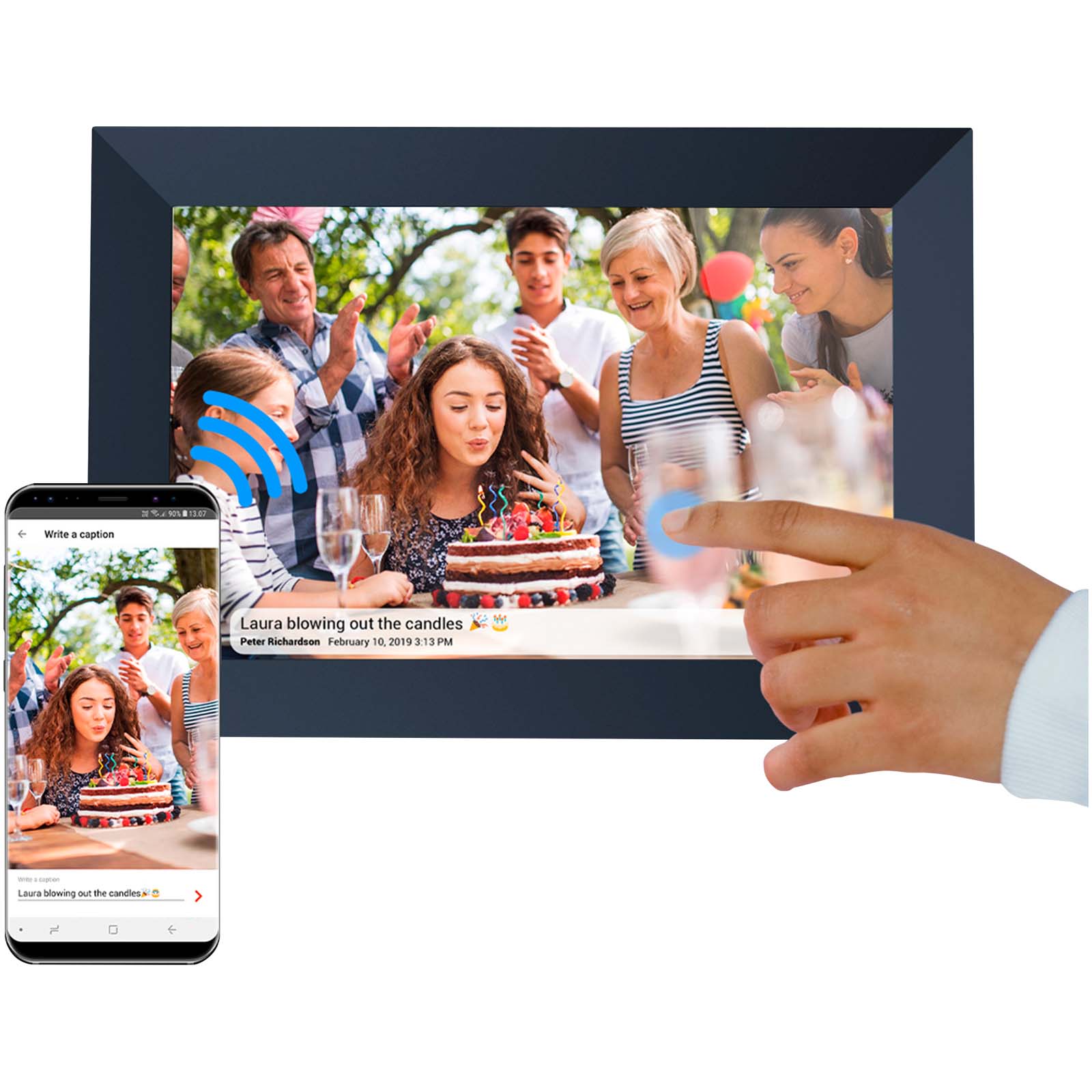 Cadre photo numérique 10" Prixton Prado Frameo avec Wi-Fi