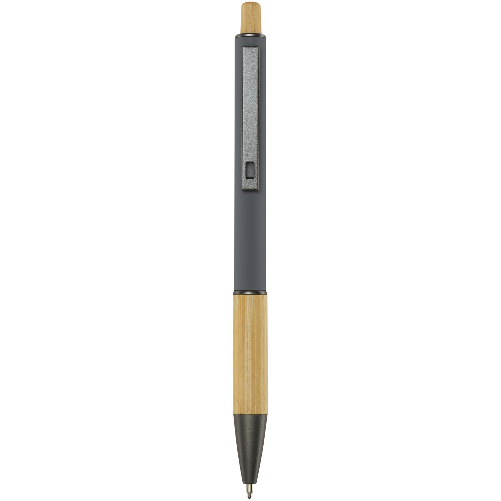 Stylo bille en aluminium recyclé Darius (encre noire)