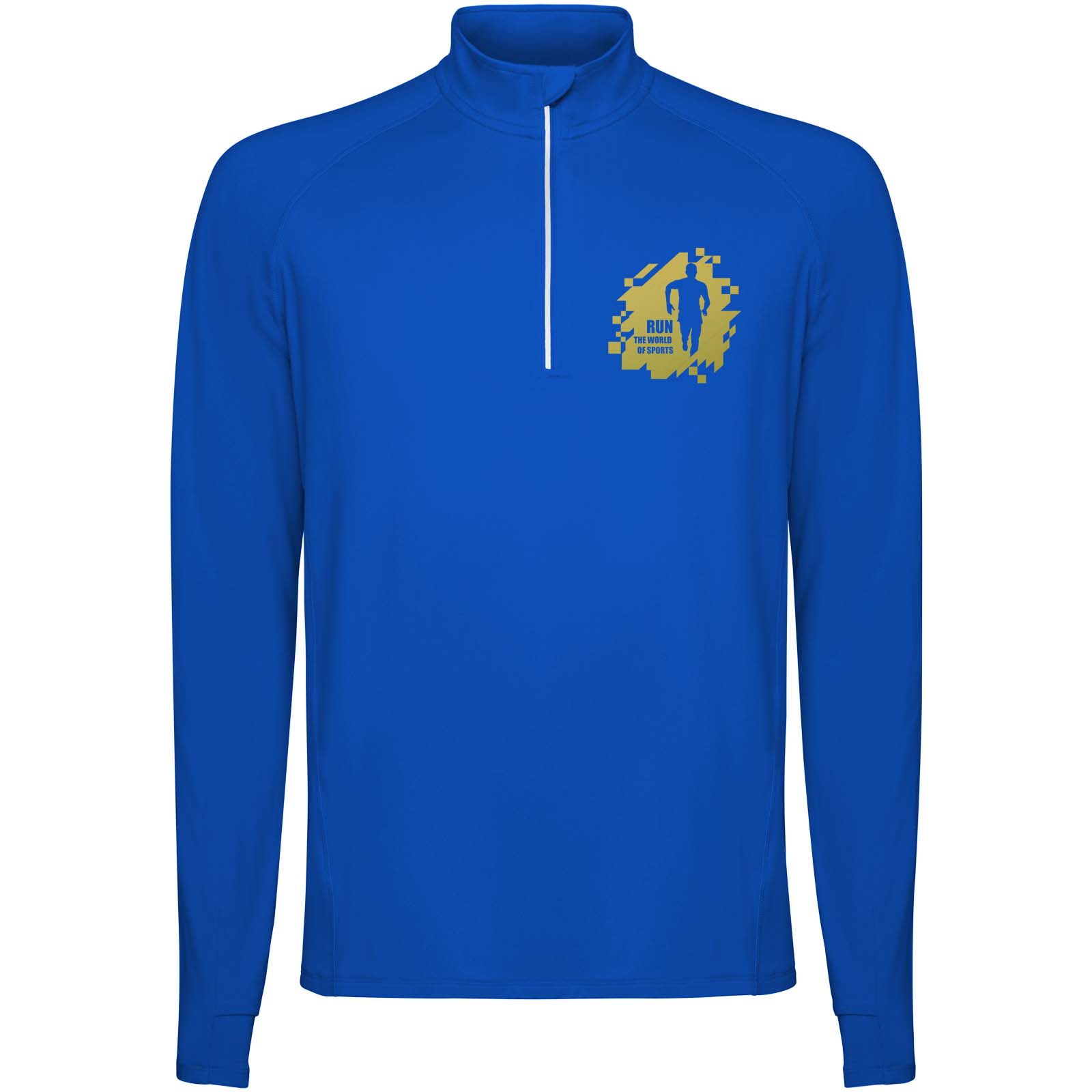 Roly Sweatshirt de 200 g/m² Estambul à manches longues et col demi-zip pour homme