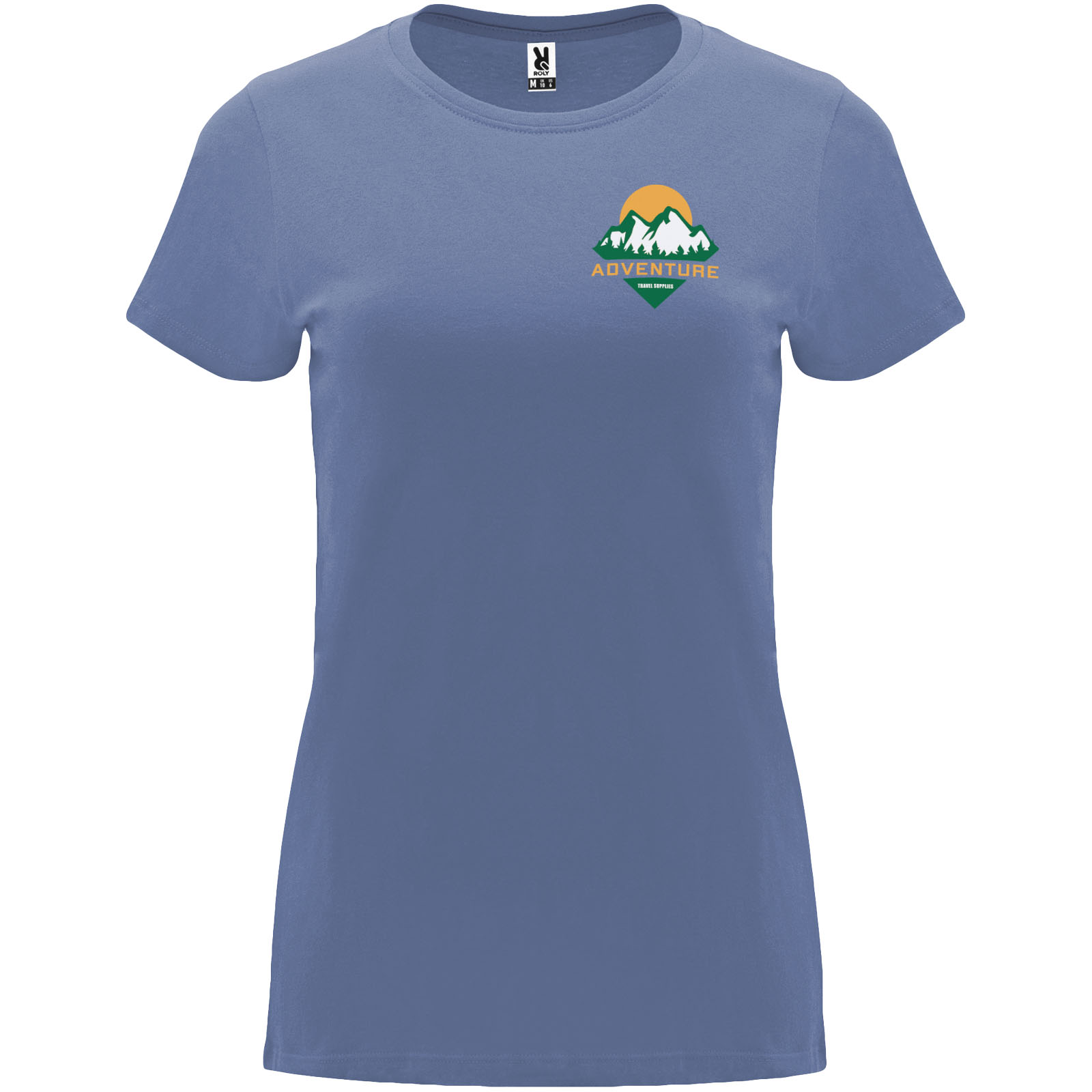 Roly T-shirt de 170 g/m² Capri à manches courtes pour femme