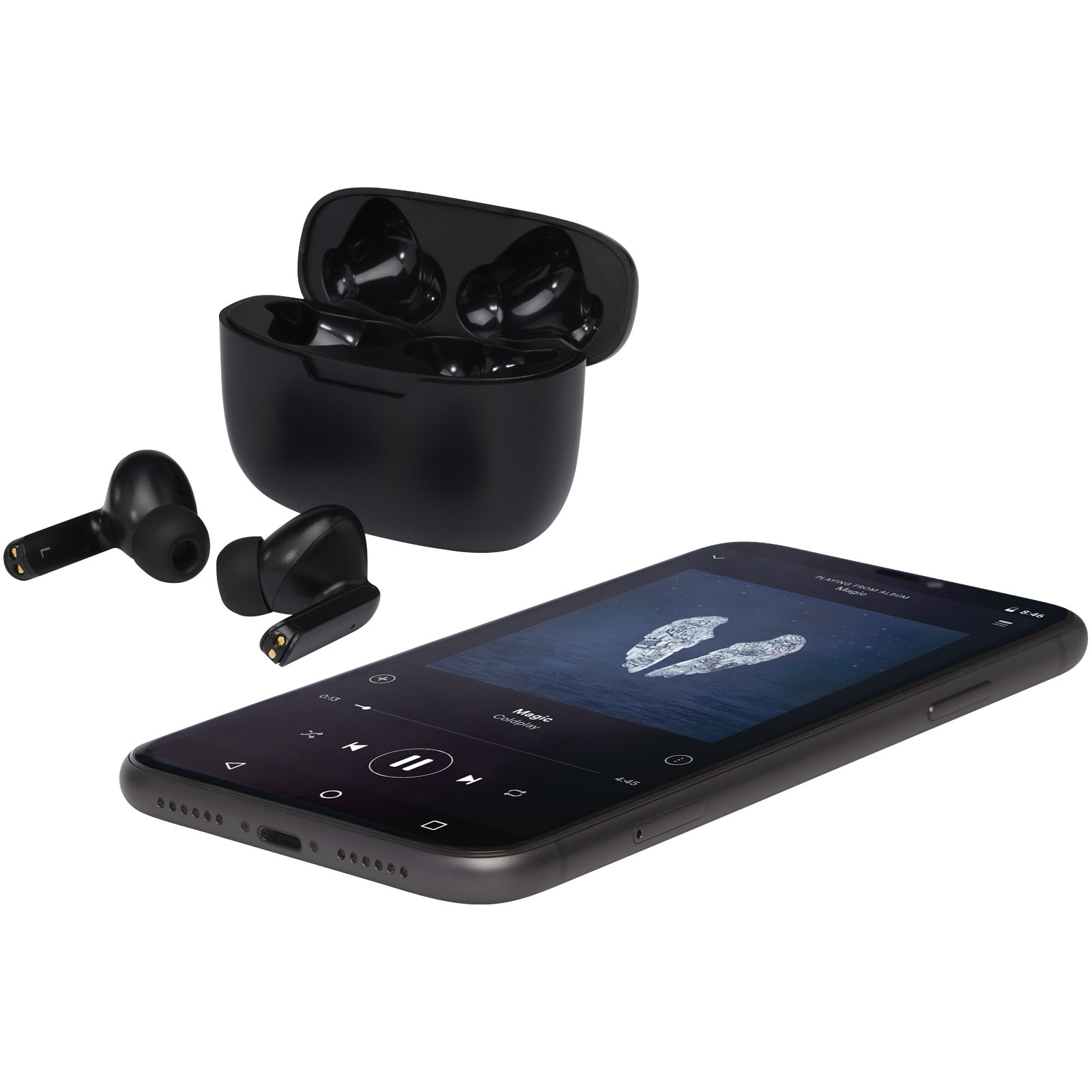 Écouteurs Essos 2.0 à appariement automatique True Wireless avec boîtier