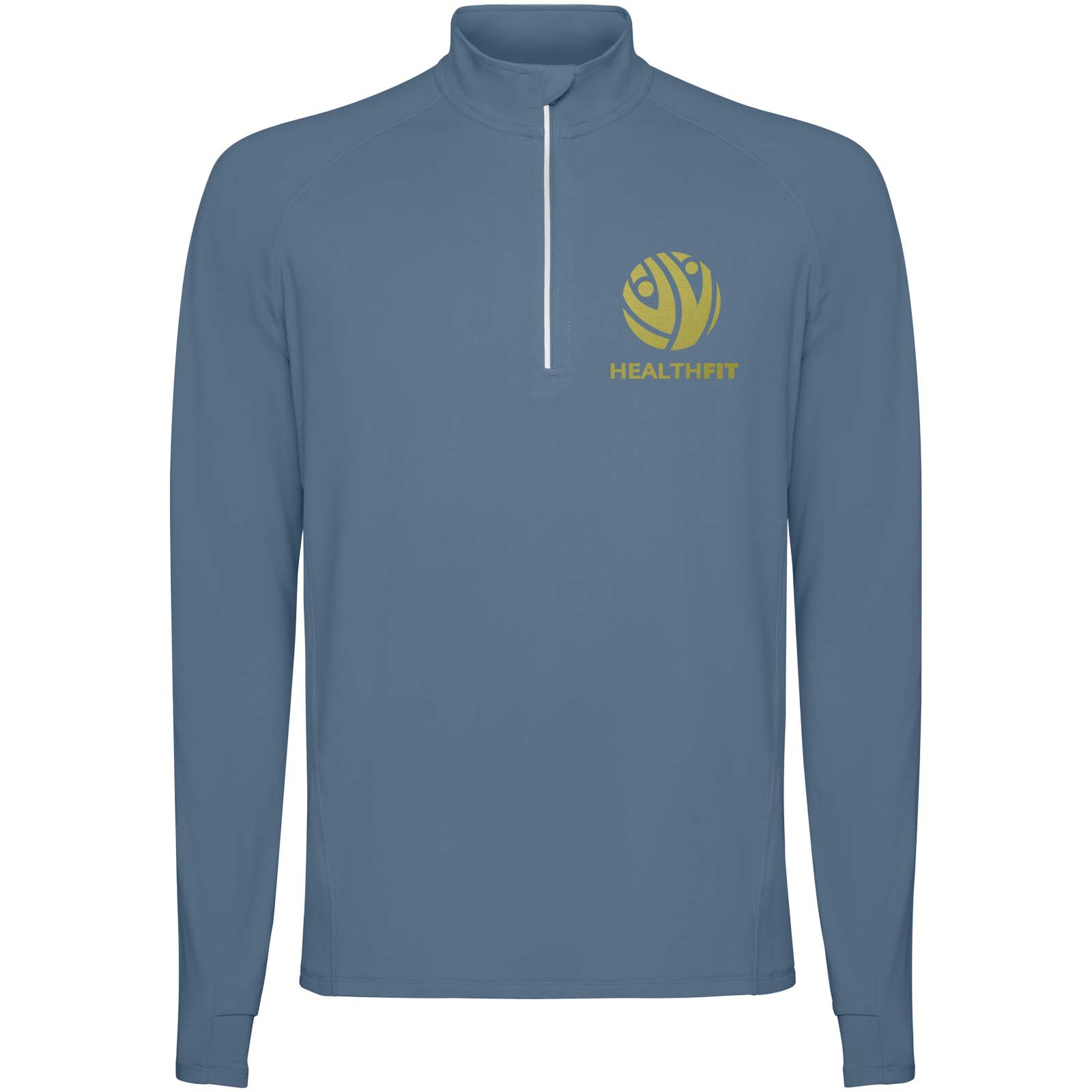 Roly Sweatshirt de 200 g/m² Estambul à manches longues et col demi-zip pour homme