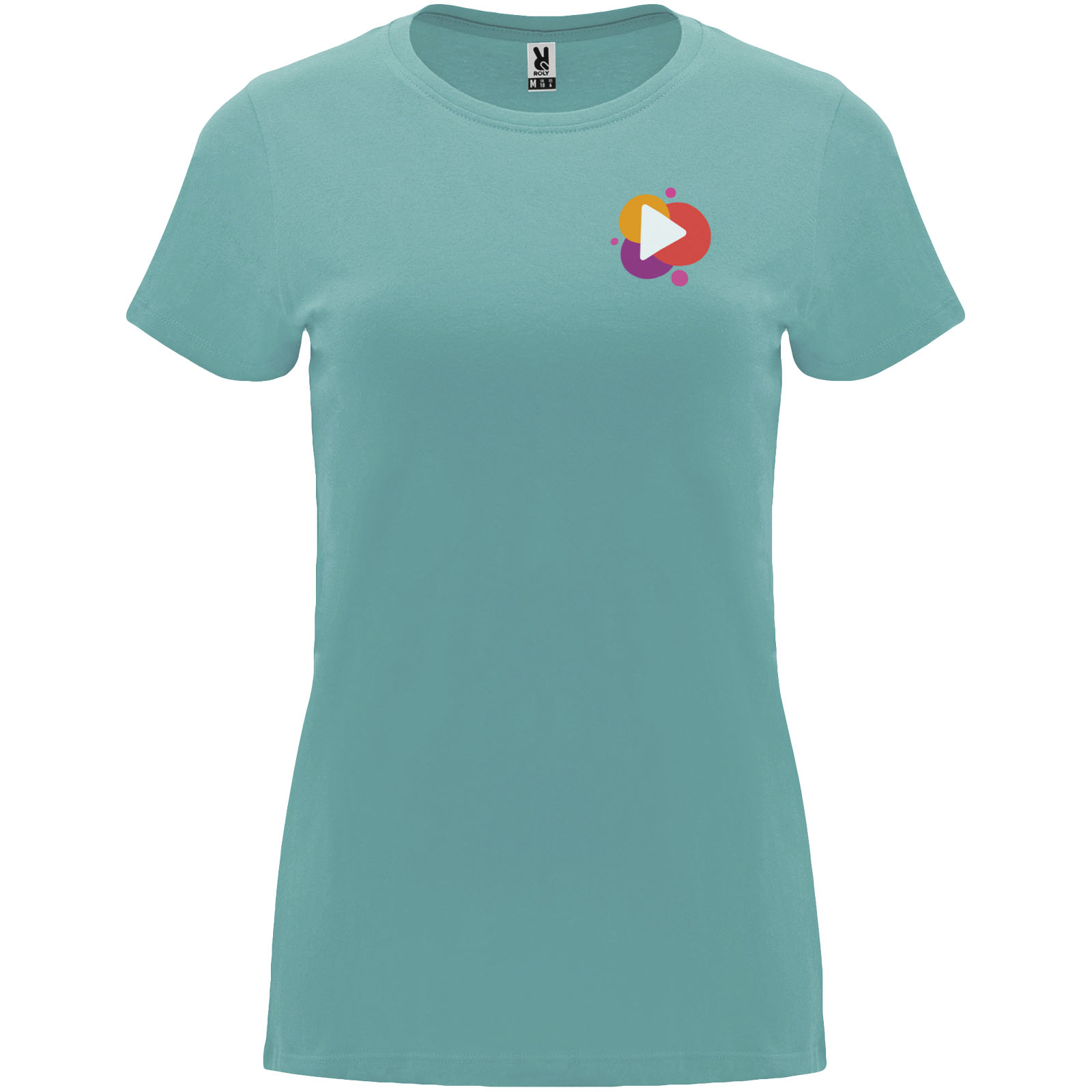 Roly T-shirt de 170 g/m² Capri à manches courtes pour femme