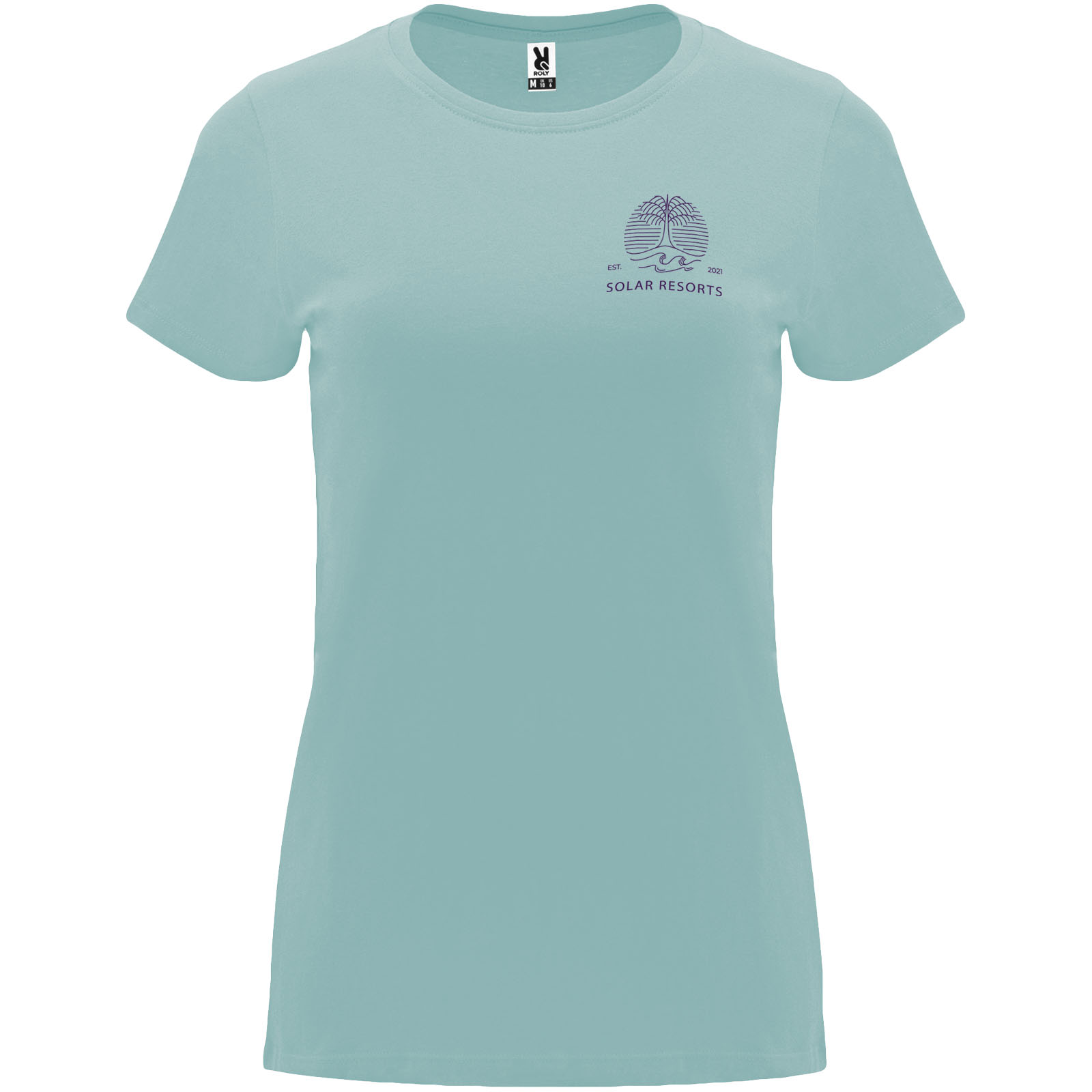 Roly T-shirt de 170 g/m² Capri à manches courtes pour femme