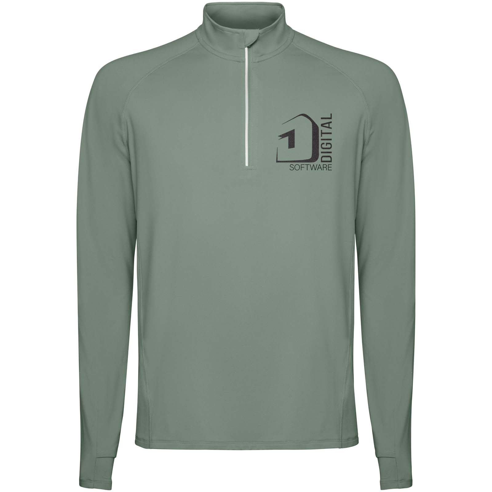 Roly Sweatshirt de 200 g/m² Estambul à manches longues et col demi-zip pour homme