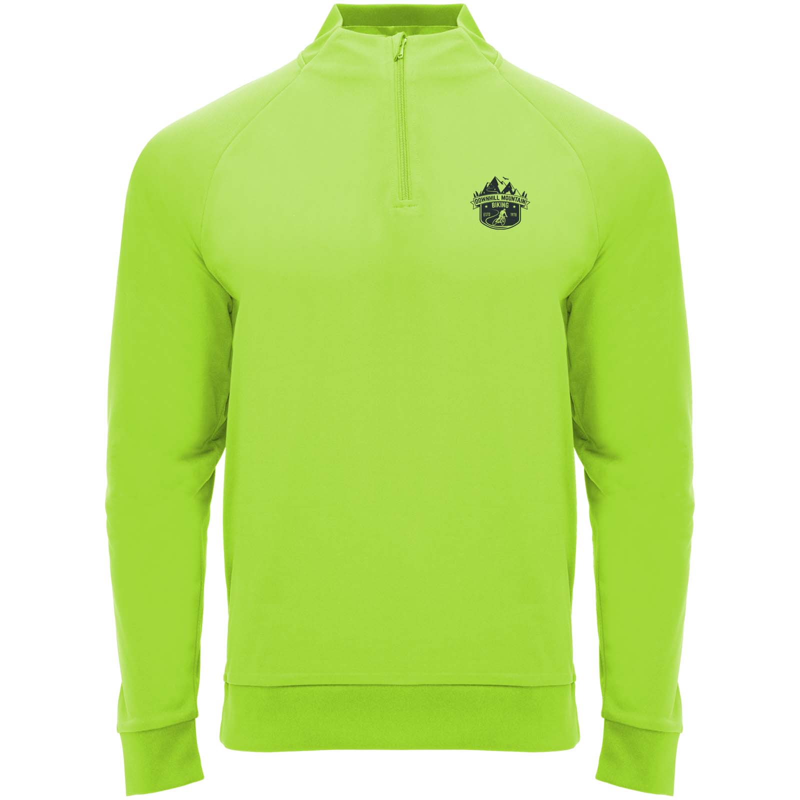 Roly Sweatshirt de 200 g/m² Epiro à manches longues unisexe avec fermeture demi-zip