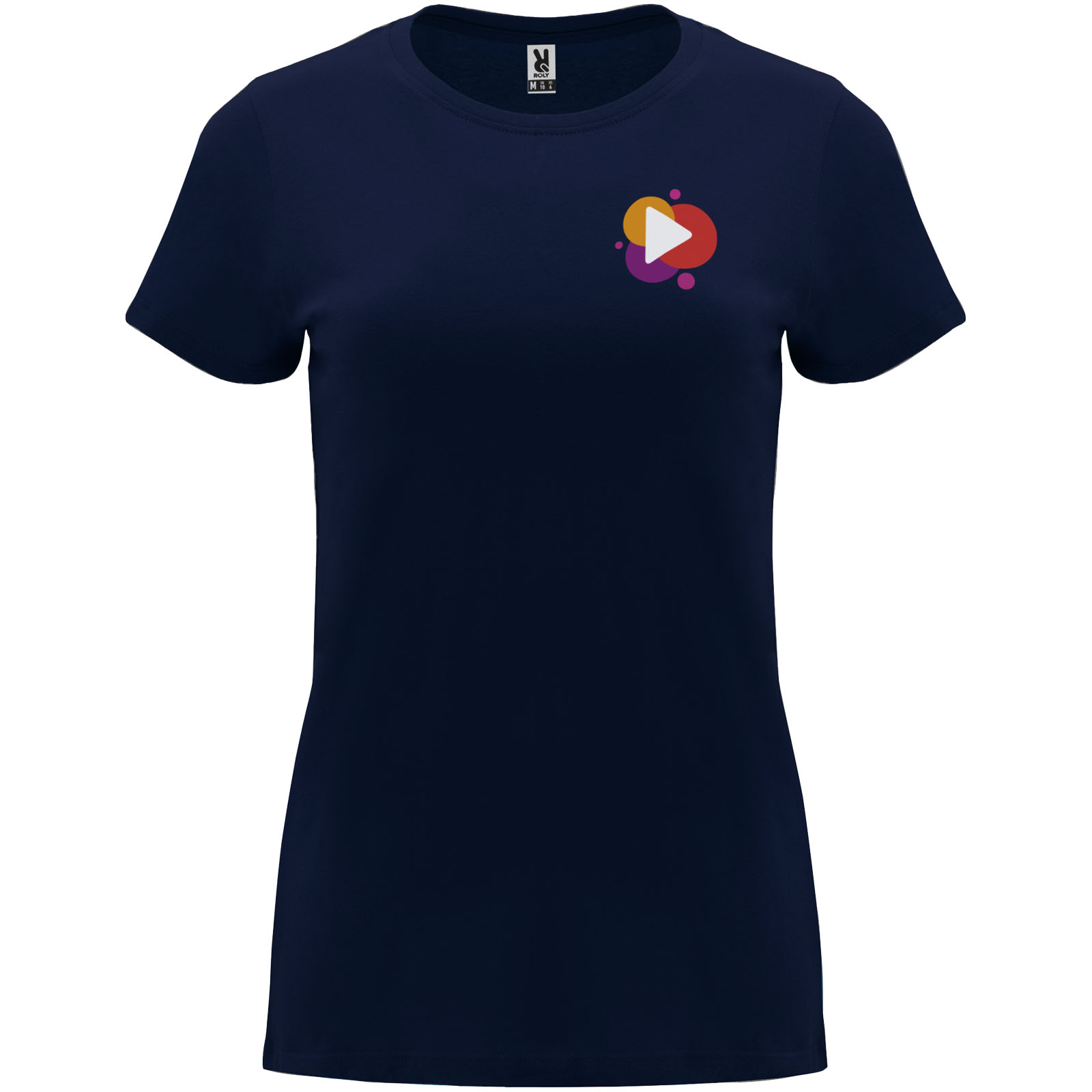 Roly T-shirt de 170 g/m² Capri à manches courtes pour femme