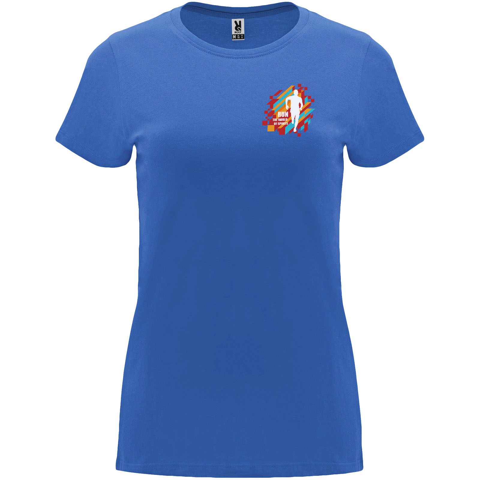 Roly T-shirt de 170 g/m² Capri à manches courtes pour femme