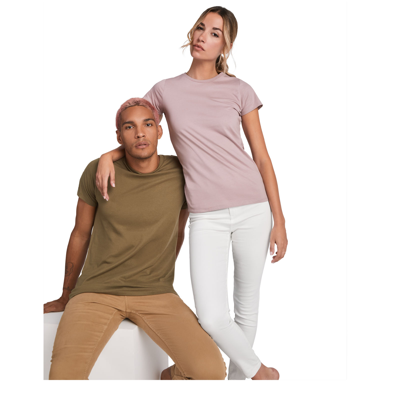 Roly T-shirt de 175 g/m² Breda en coton organique à manches courtes pour homme