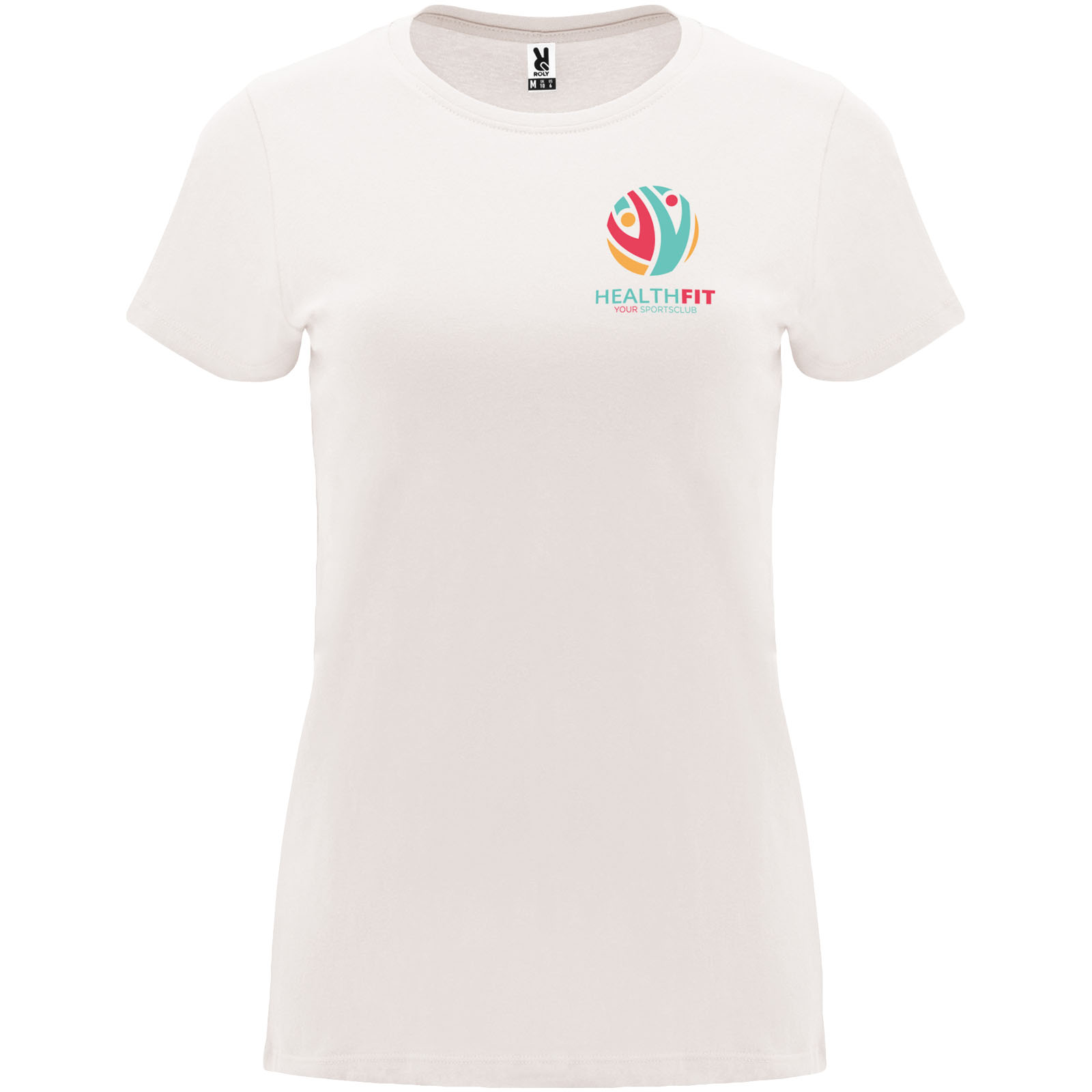 Roly T-shirt de 170 g/m² Capri à manches courtes pour femme