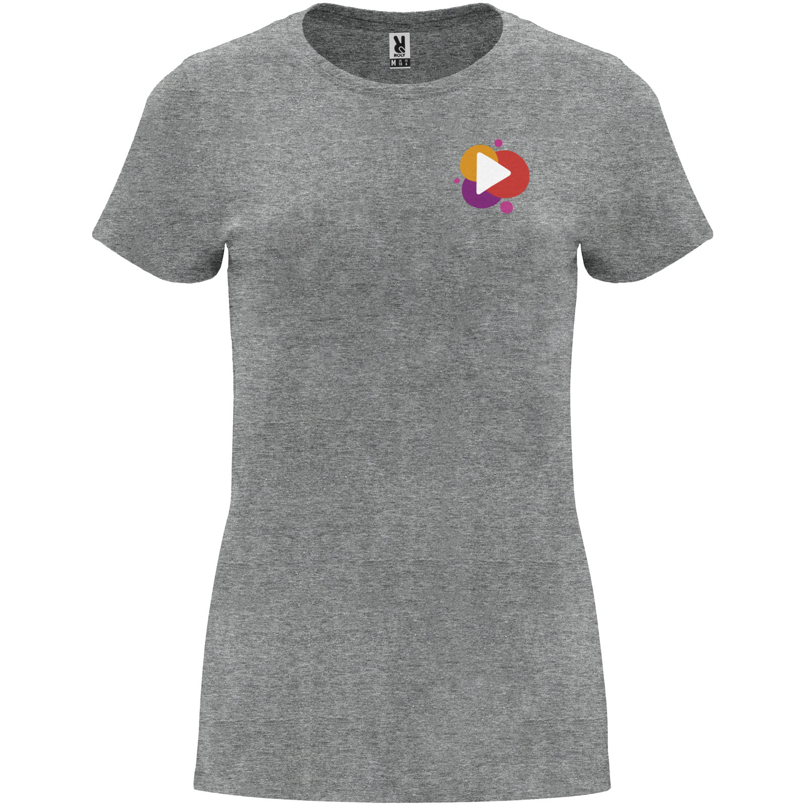 Roly T-shirt de 170 g/m² Capri à manches courtes pour femme
