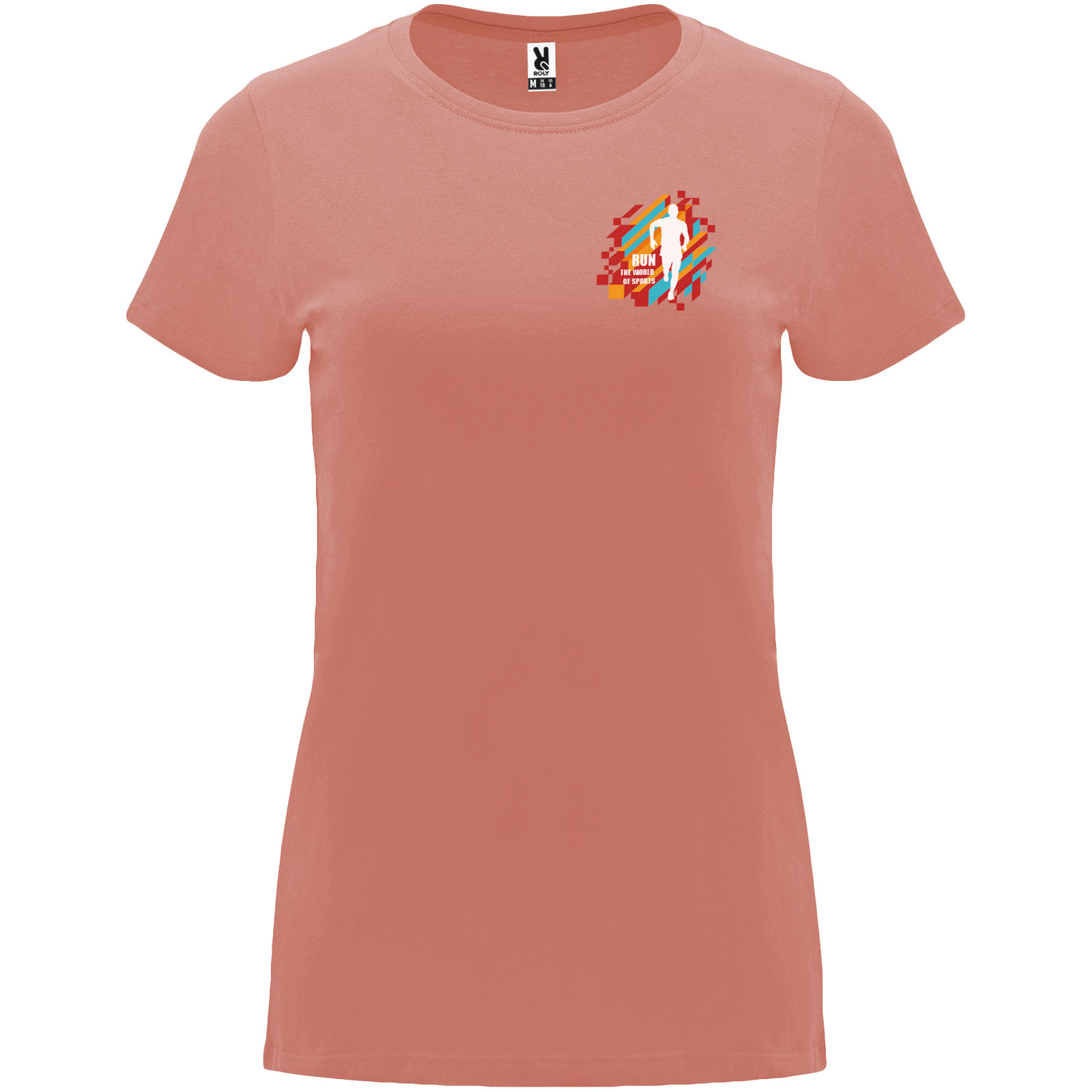 Roly T-shirt de 170 g/m² Capri à manches courtes pour femme