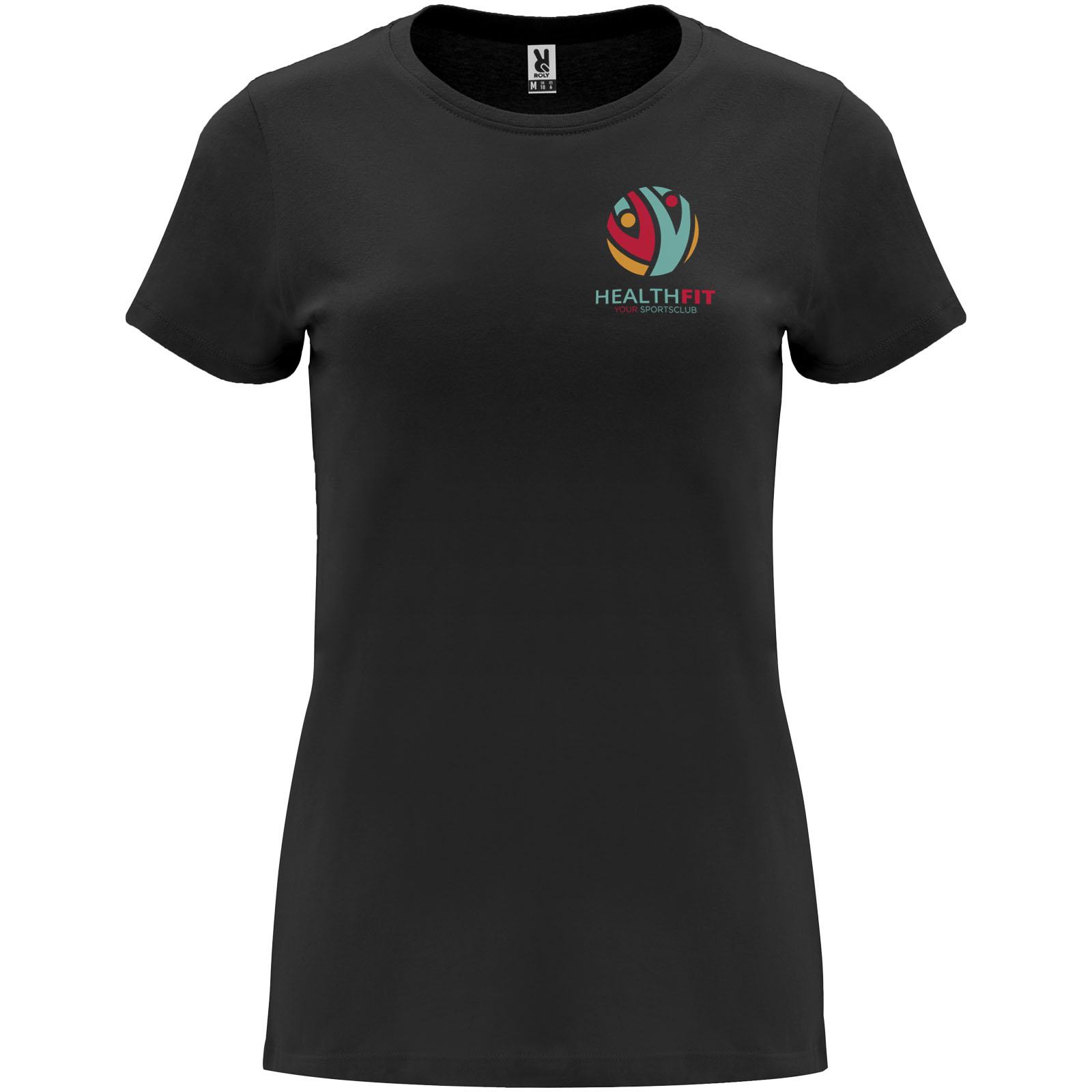 Roly T-shirt de 170 g/m² Capri à manches courtes pour femme