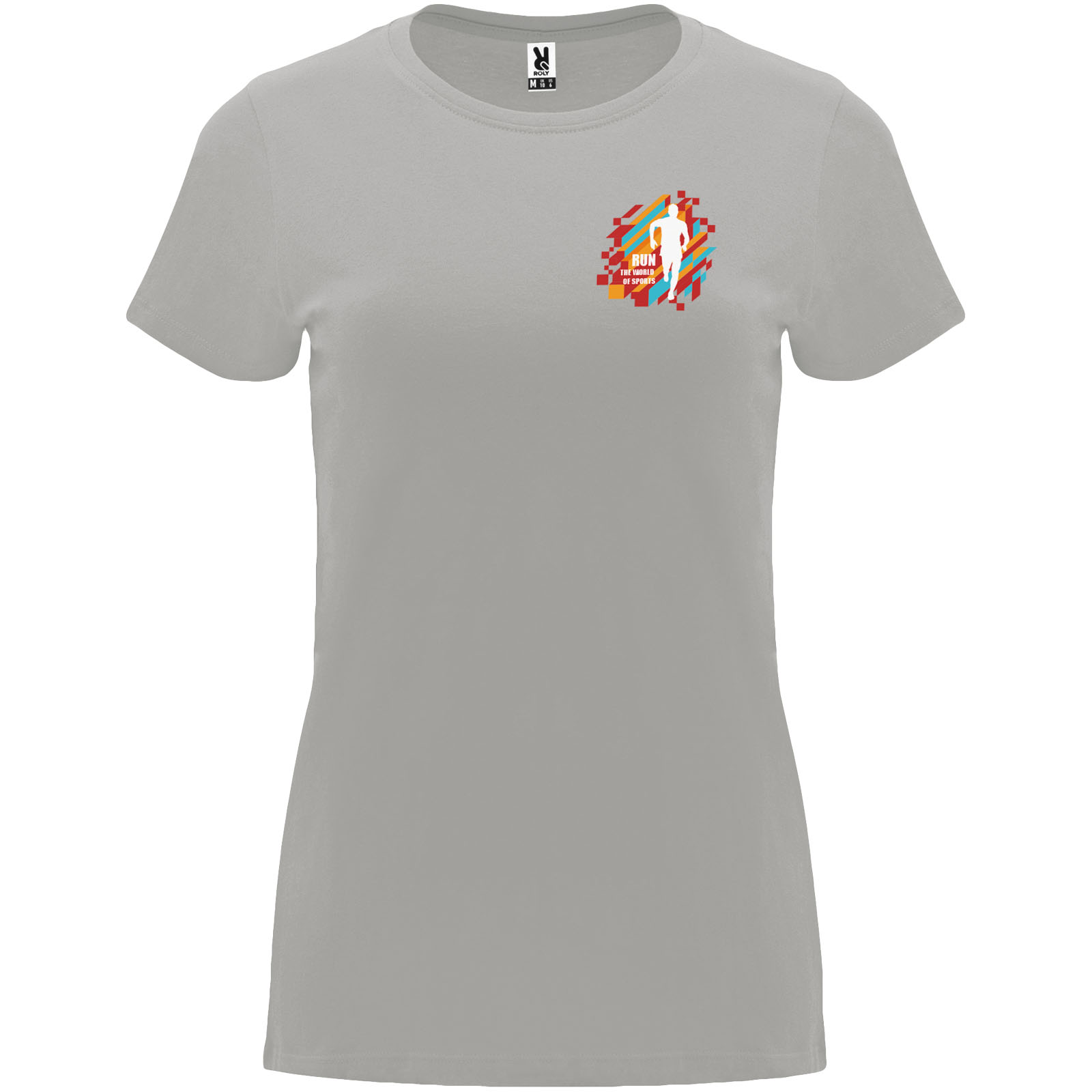 Roly T-shirt de 170 g/m² Capri à manches courtes pour femme