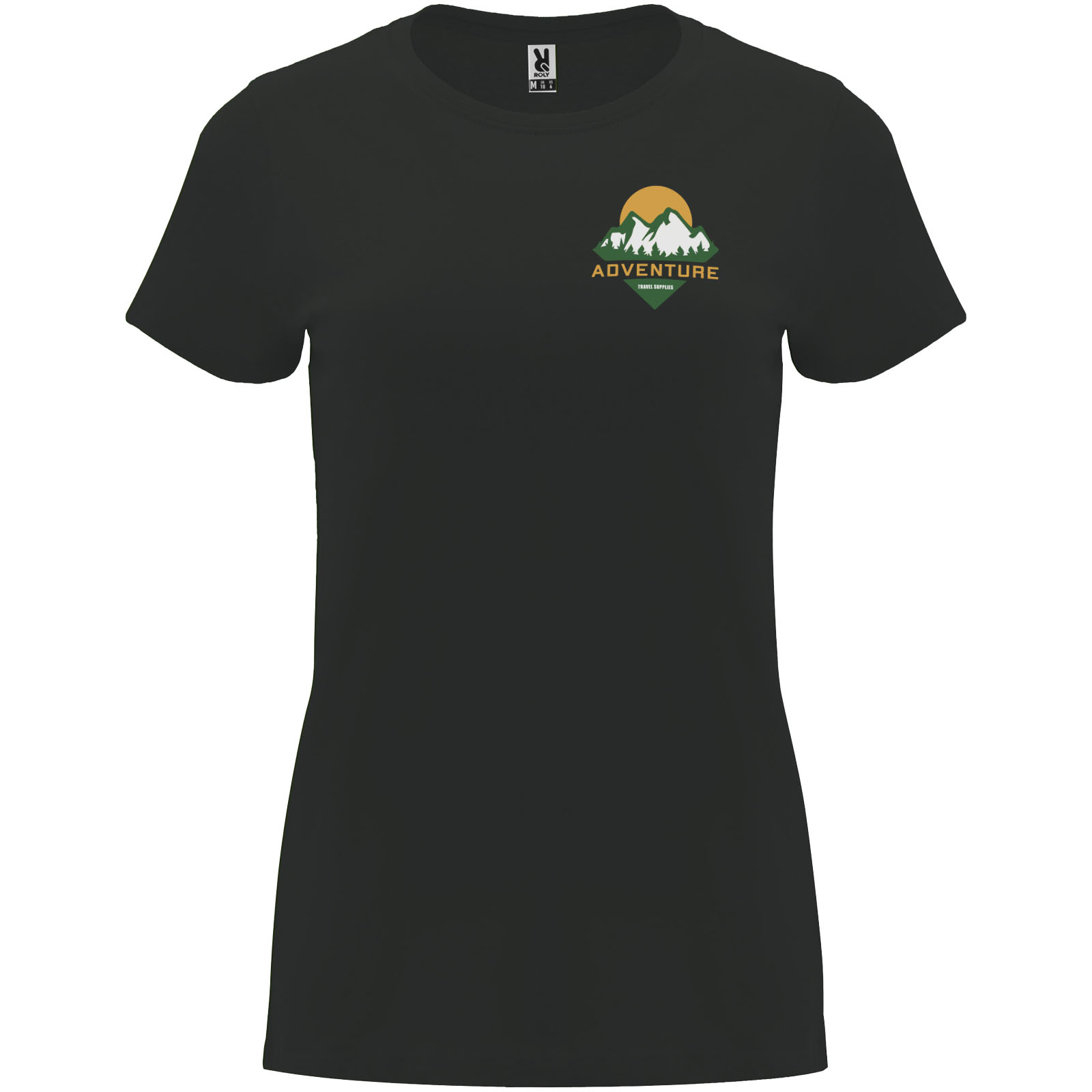 Roly T-shirt de 170 g/m² Capri à manches courtes pour femme
