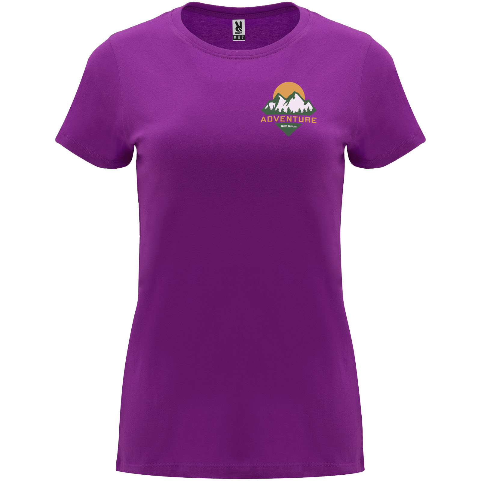 Roly T-shirt de 170 g/m² Capri à manches courtes pour femme