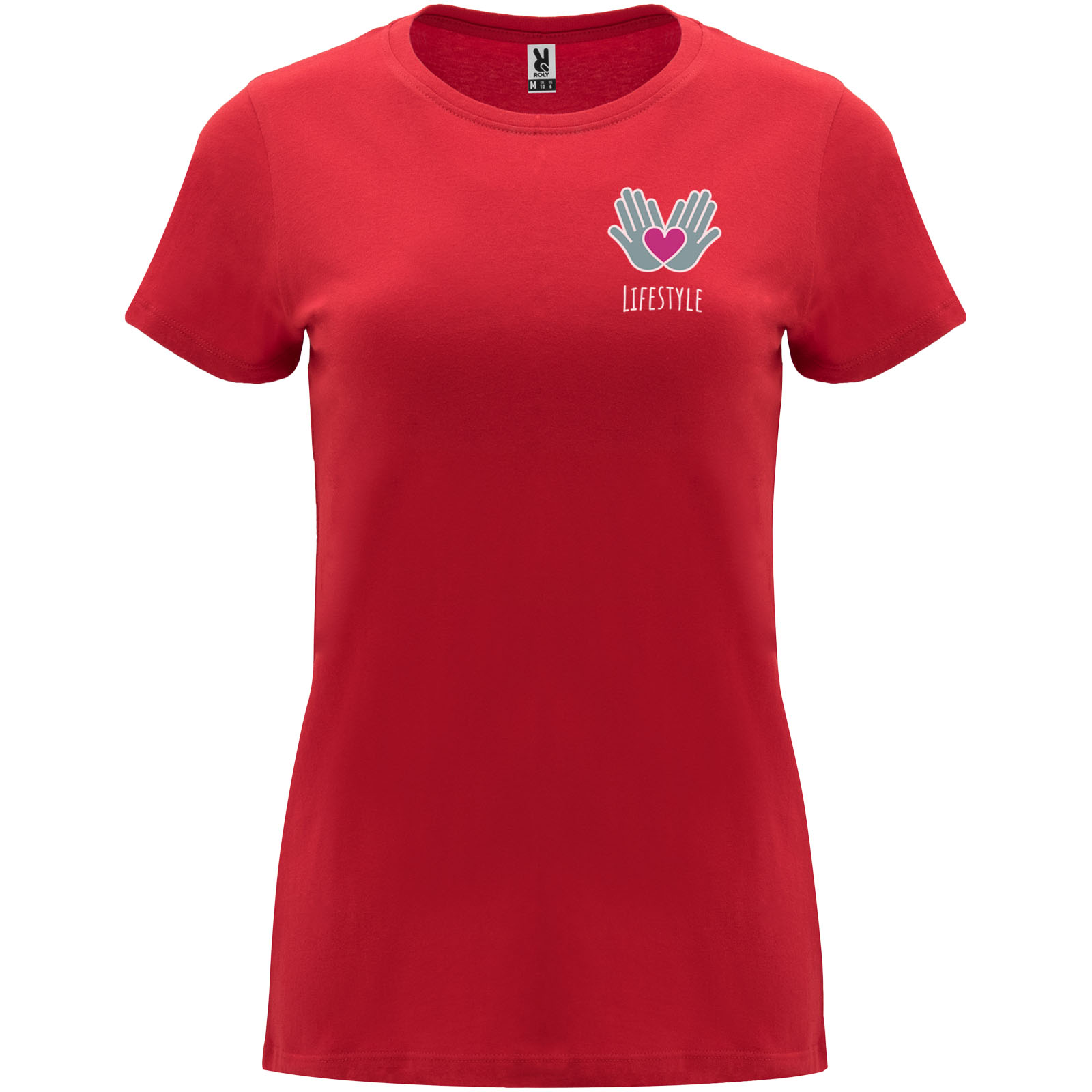 Roly T-shirt de 170 g/m² Capri à manches courtes pour femme