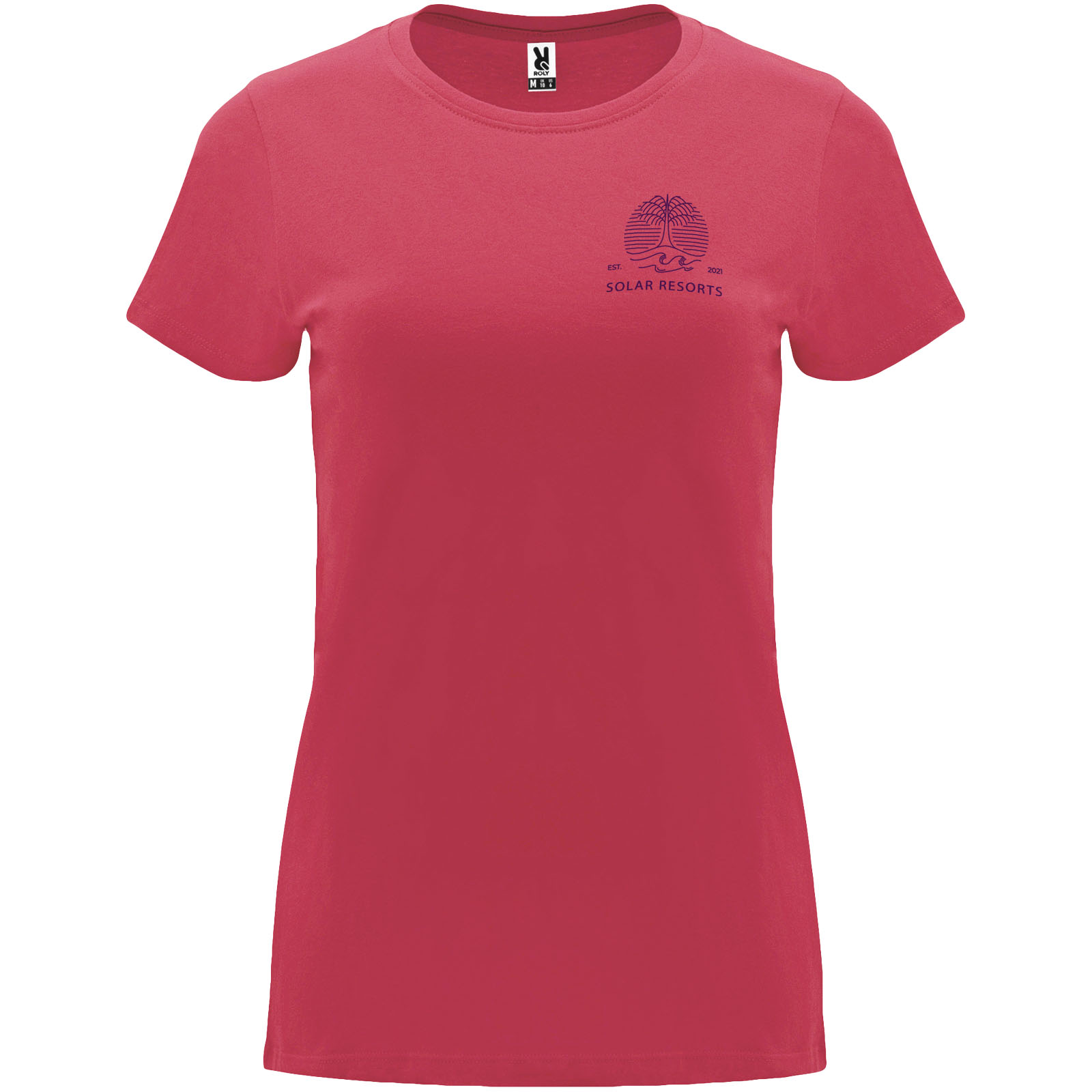 Roly T-shirt de 170 g/m² Capri à manches courtes pour femme