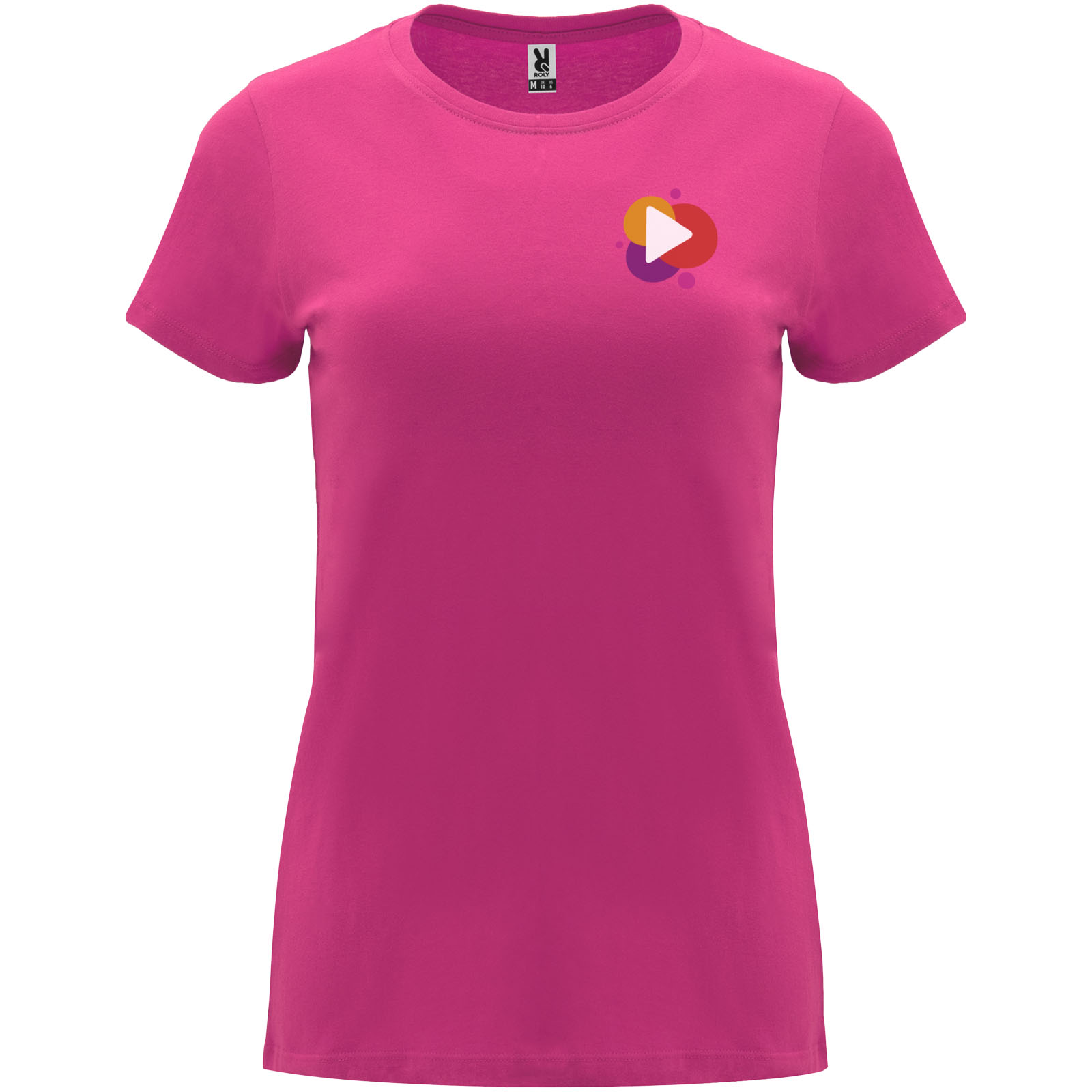 Roly T-shirt de 170 g/m² Capri à manches courtes pour femme