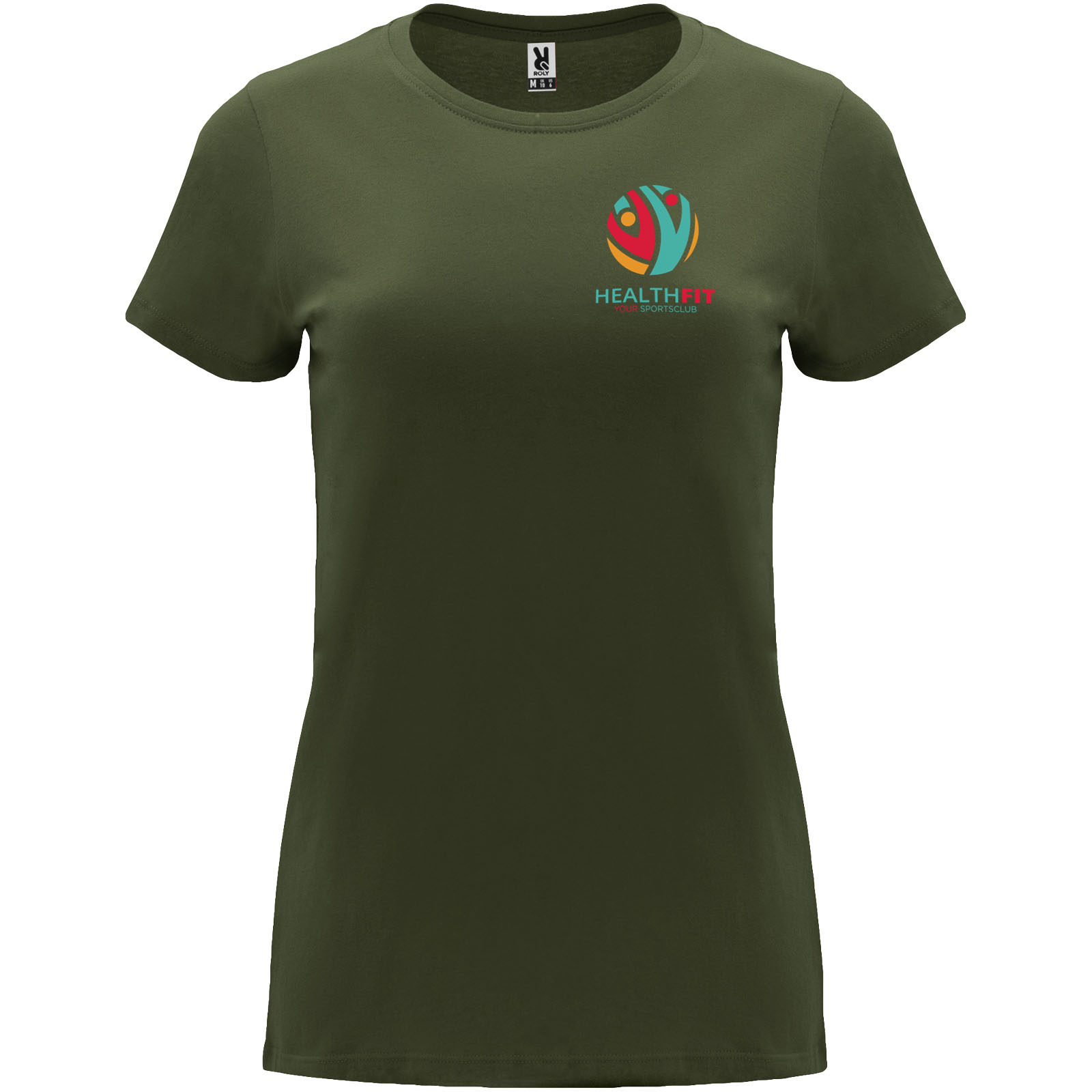 Roly T-shirt de 170 g/m² Capri à manches courtes pour femme